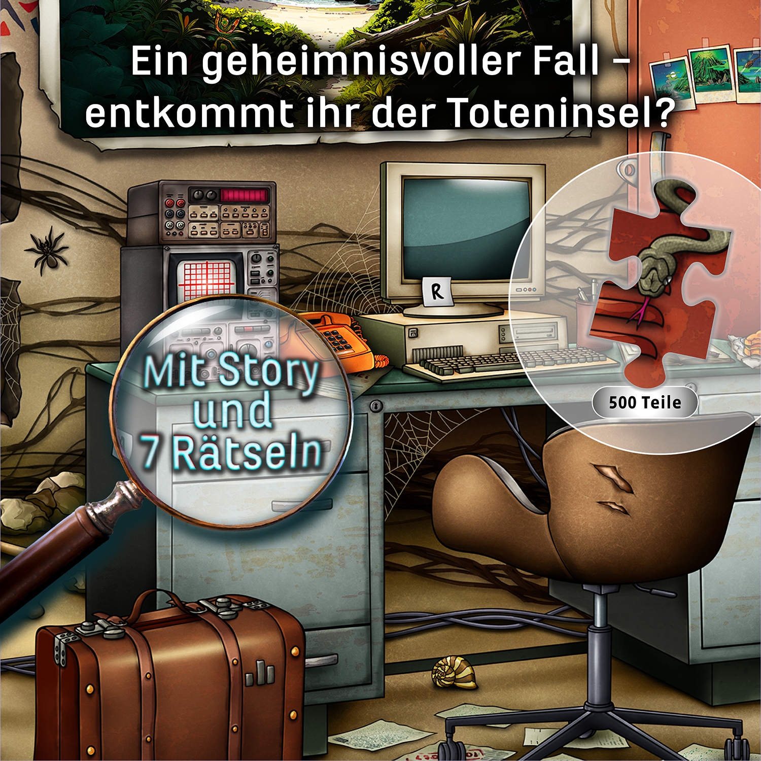 Kosmos Puzzle »EXIT® Das Puzzle Die drei ??? Toteninsel« Made in Germany