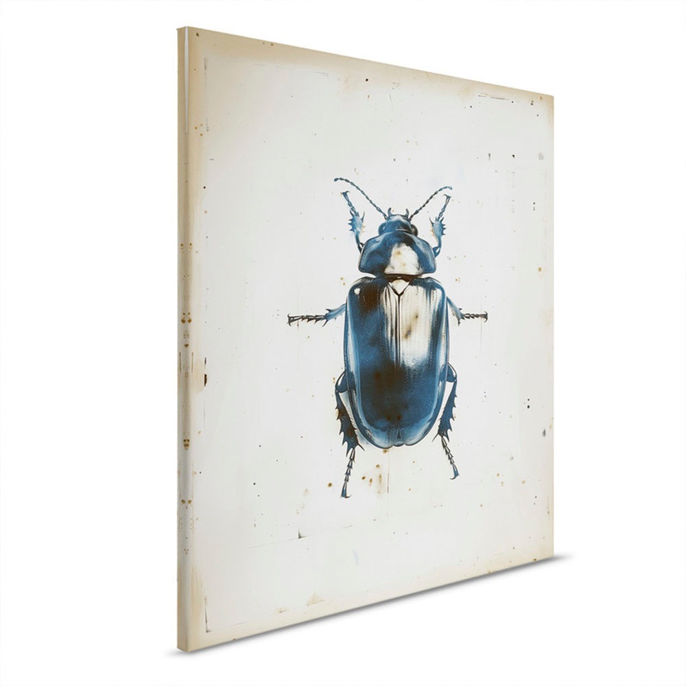 A.S. Création Leinwandbild »Beetle - Wandbild Beige Blau Schwarz Keilrahmen günstig online kaufen