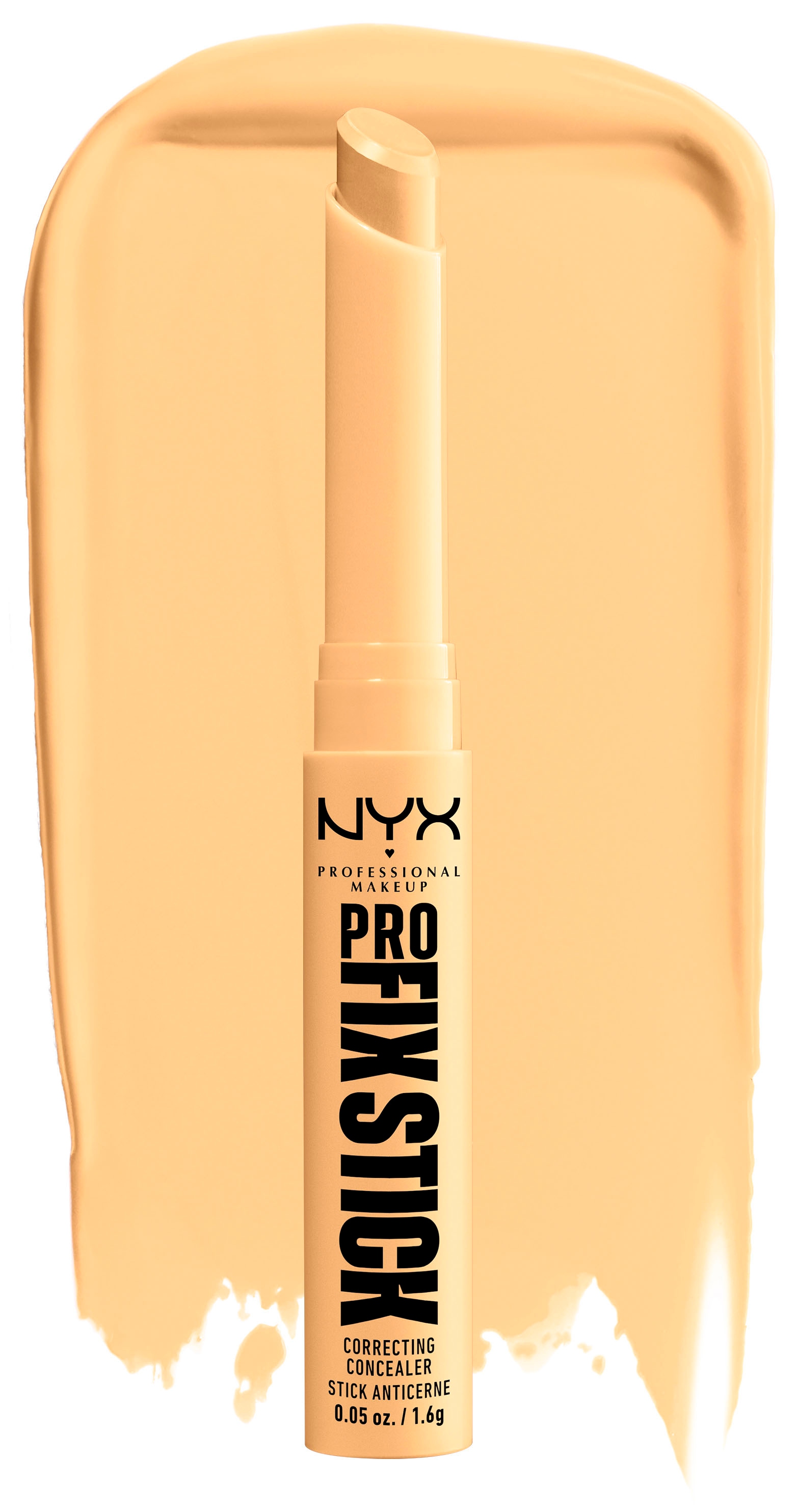 NYX Concealer »NYX Professional Makeup Fix Stick Yellow«, mkit Hayluron