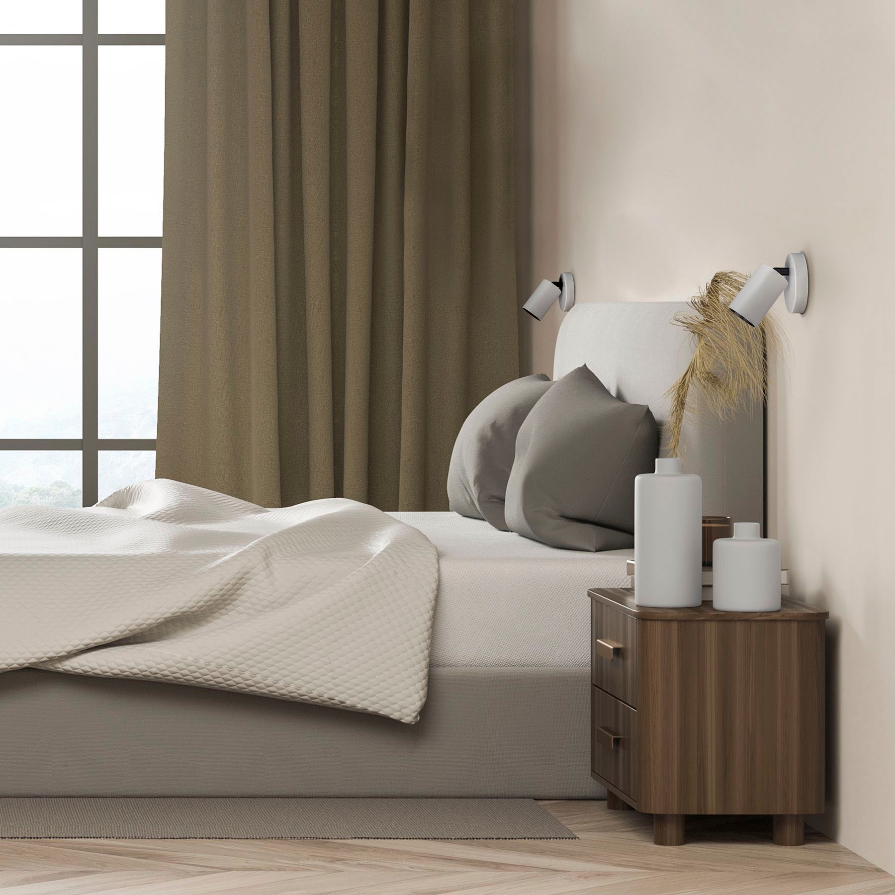 Paco Home Wandleuchte »TIMO RD« GU10 günstig online kaufen