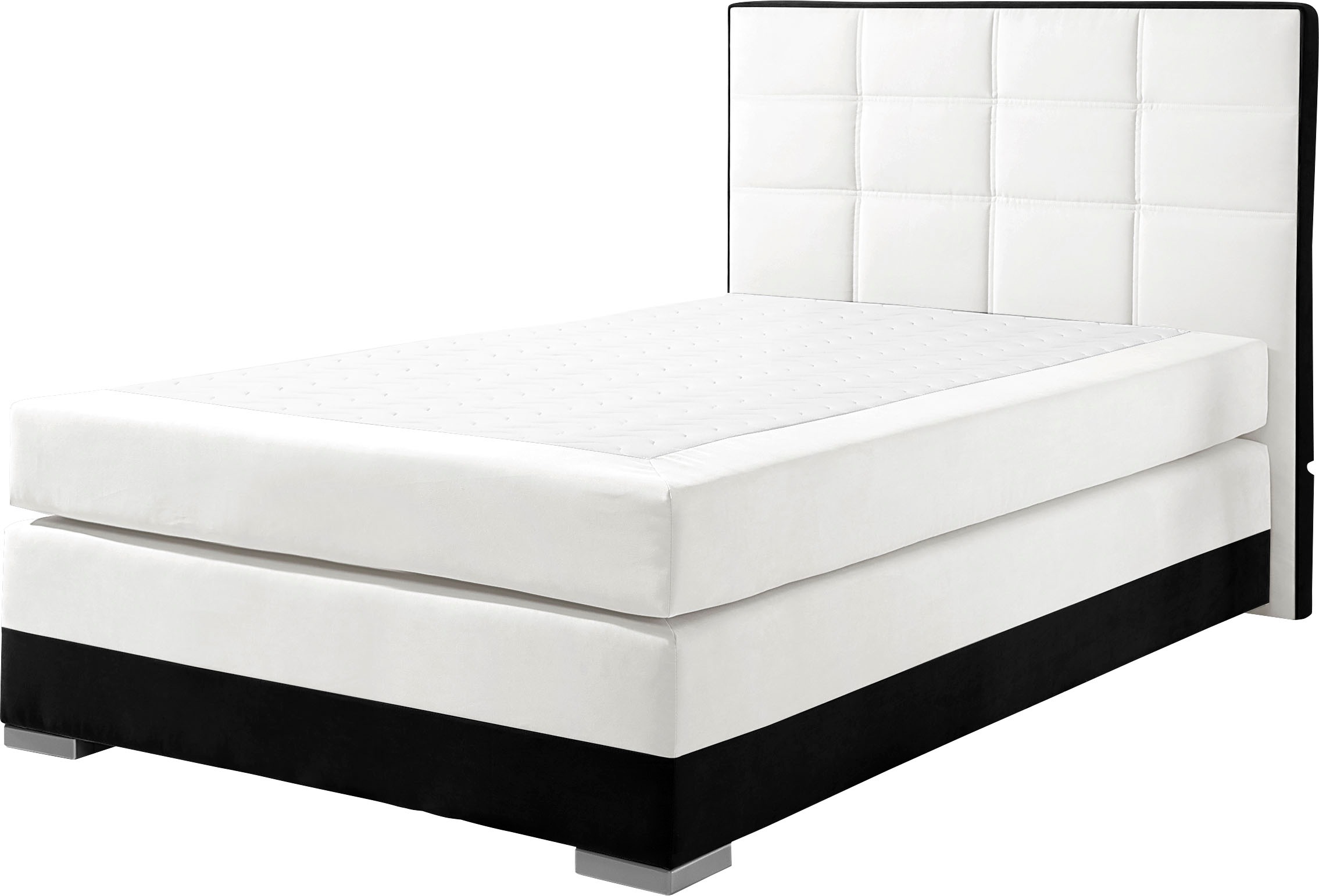 INOSIGN Boxspringbett, inklusive Topper und Wendekissen