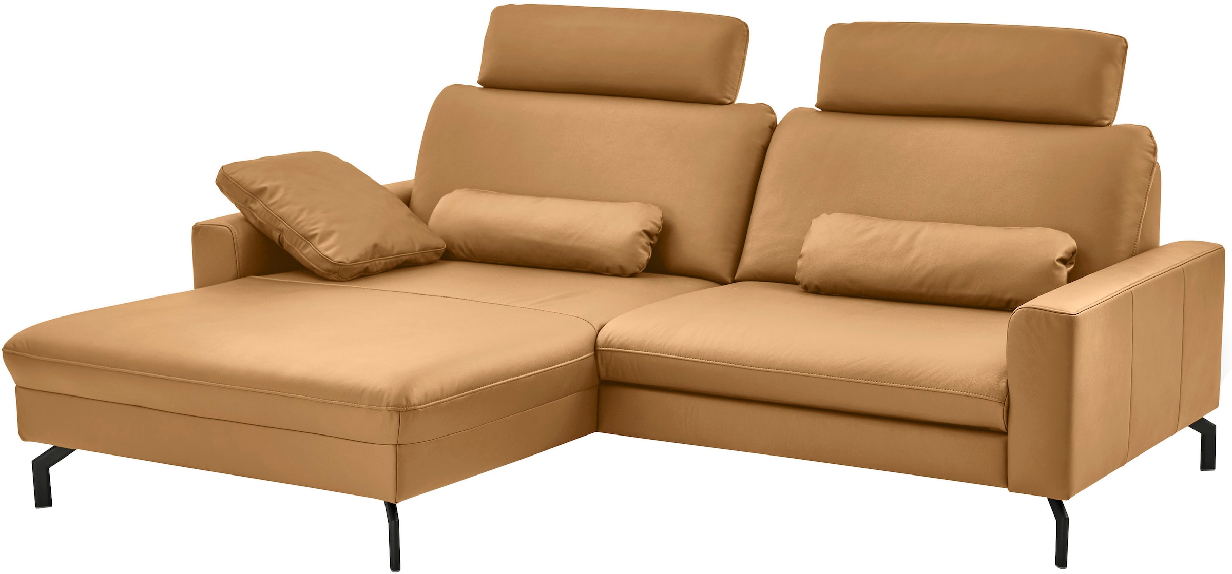 Die PlanBar Ecksofa »PN-EM20028 L-Form mit Kopfstützen« wahlweise mit motorischem Canape