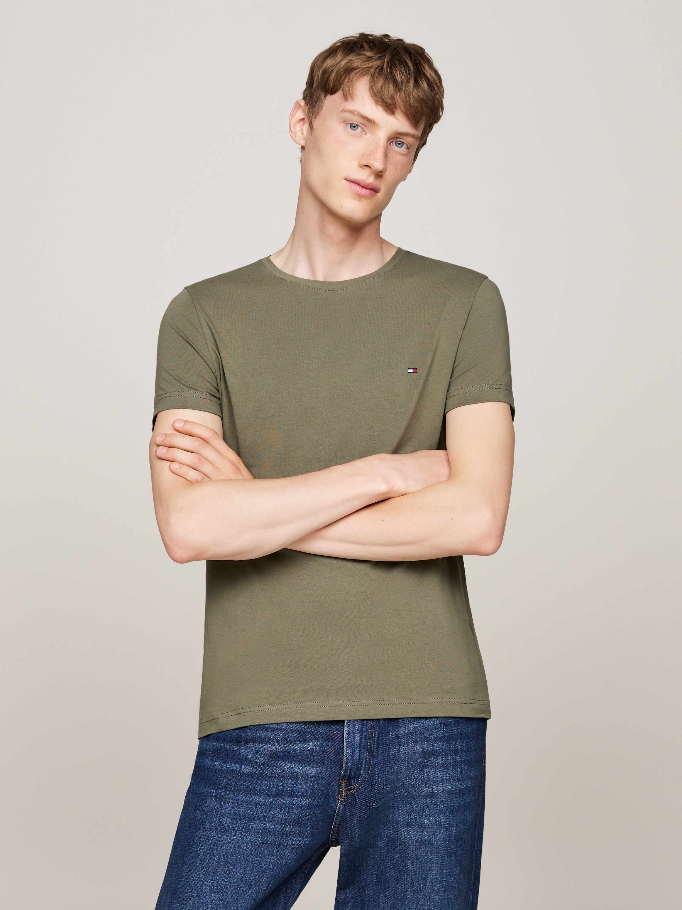 Tommy Hilfiger T-Shirt »STRETCH SLIM FIT TEE«