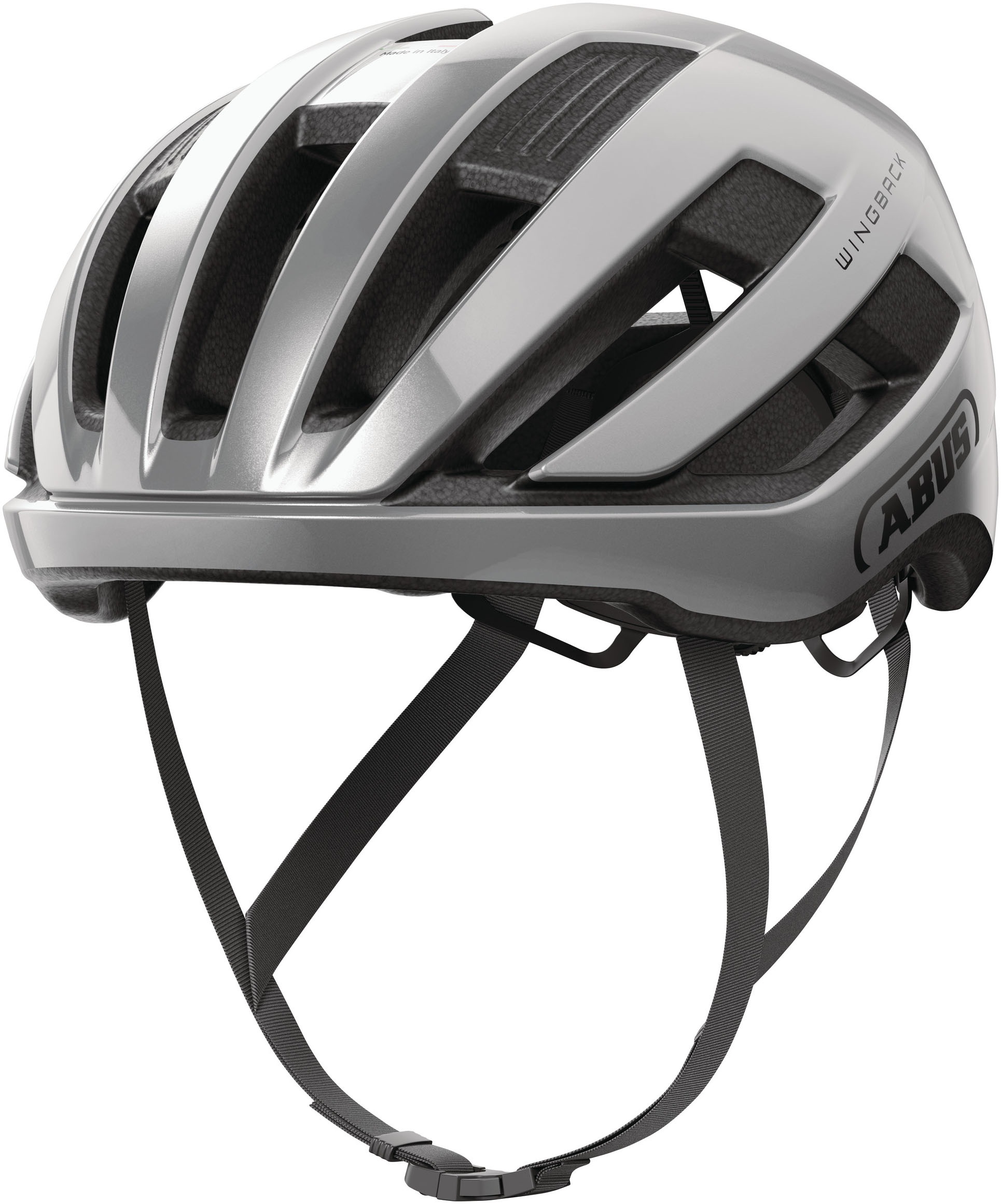 ABUS Fahrradhelm »WINGBACK« gleam silver