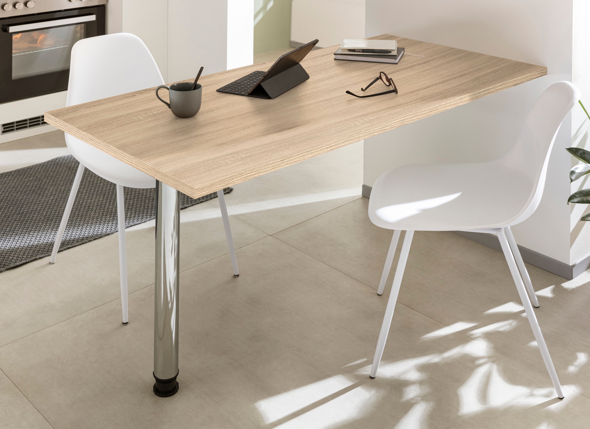 KOCHSTATION Tresentisch »KS-Virginia« 138 cm breit, ideal für kleine Küchen günstig online kaufen