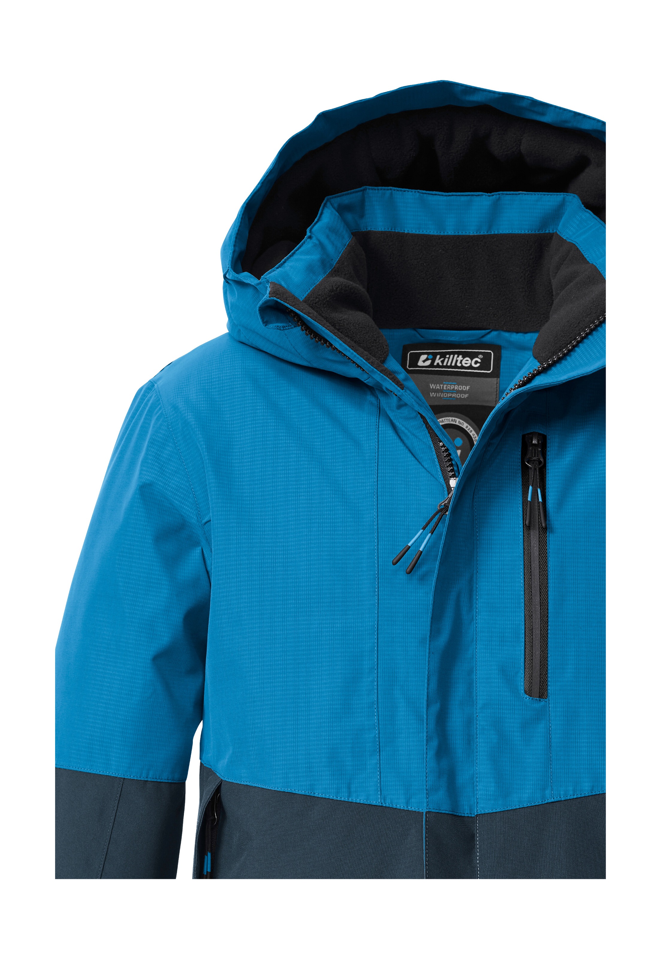 Killtec Funktionsjacke »KOW 222 BYS JCKT« Wind- u. wasserdichte Kinderjacke mit Fleece, reflektierender Print