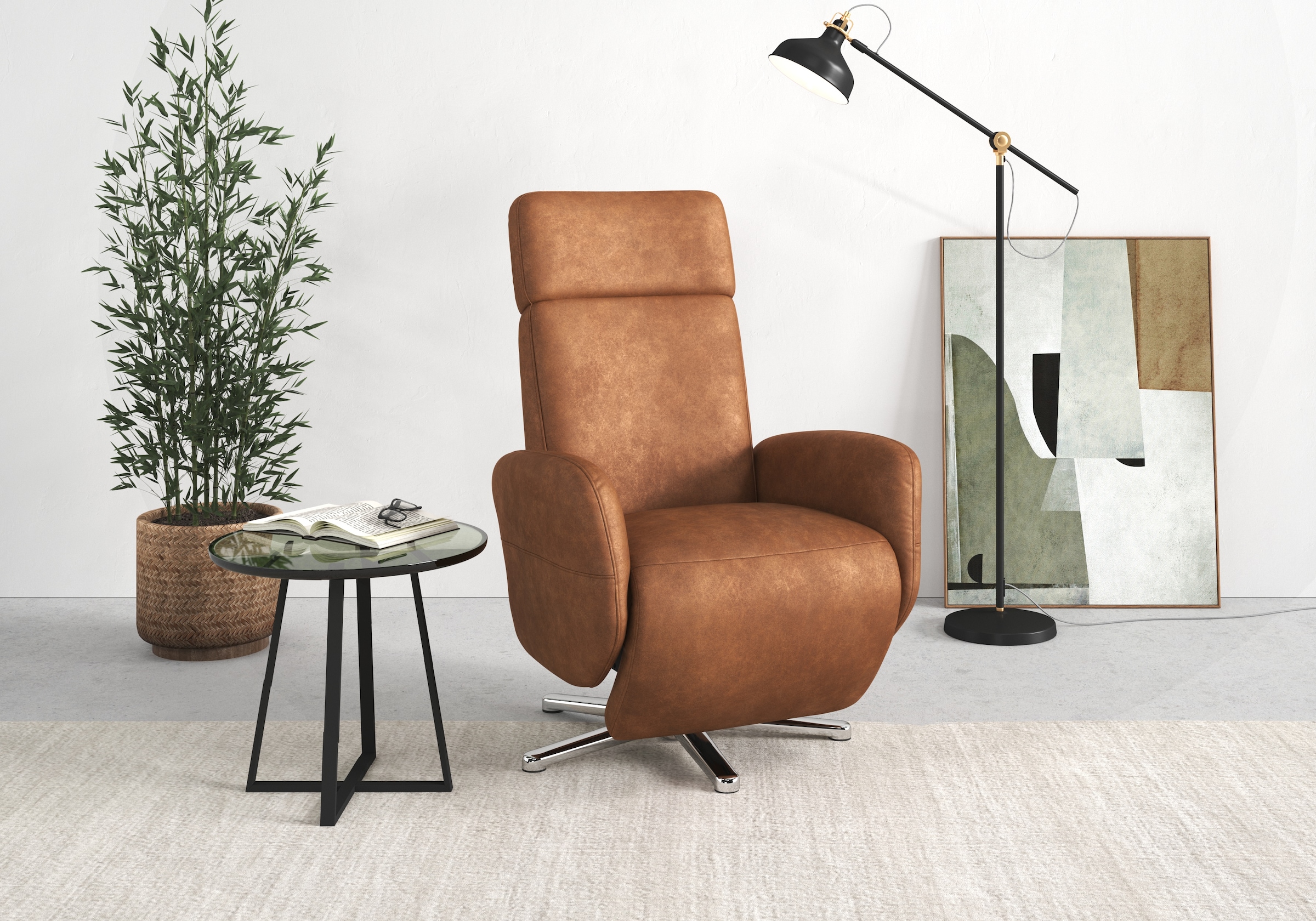 sit&more TV-Sessel »Grenoble, inkl. Kopfteilverstellung« wahlweise mit 2 Mo günstig online kaufen