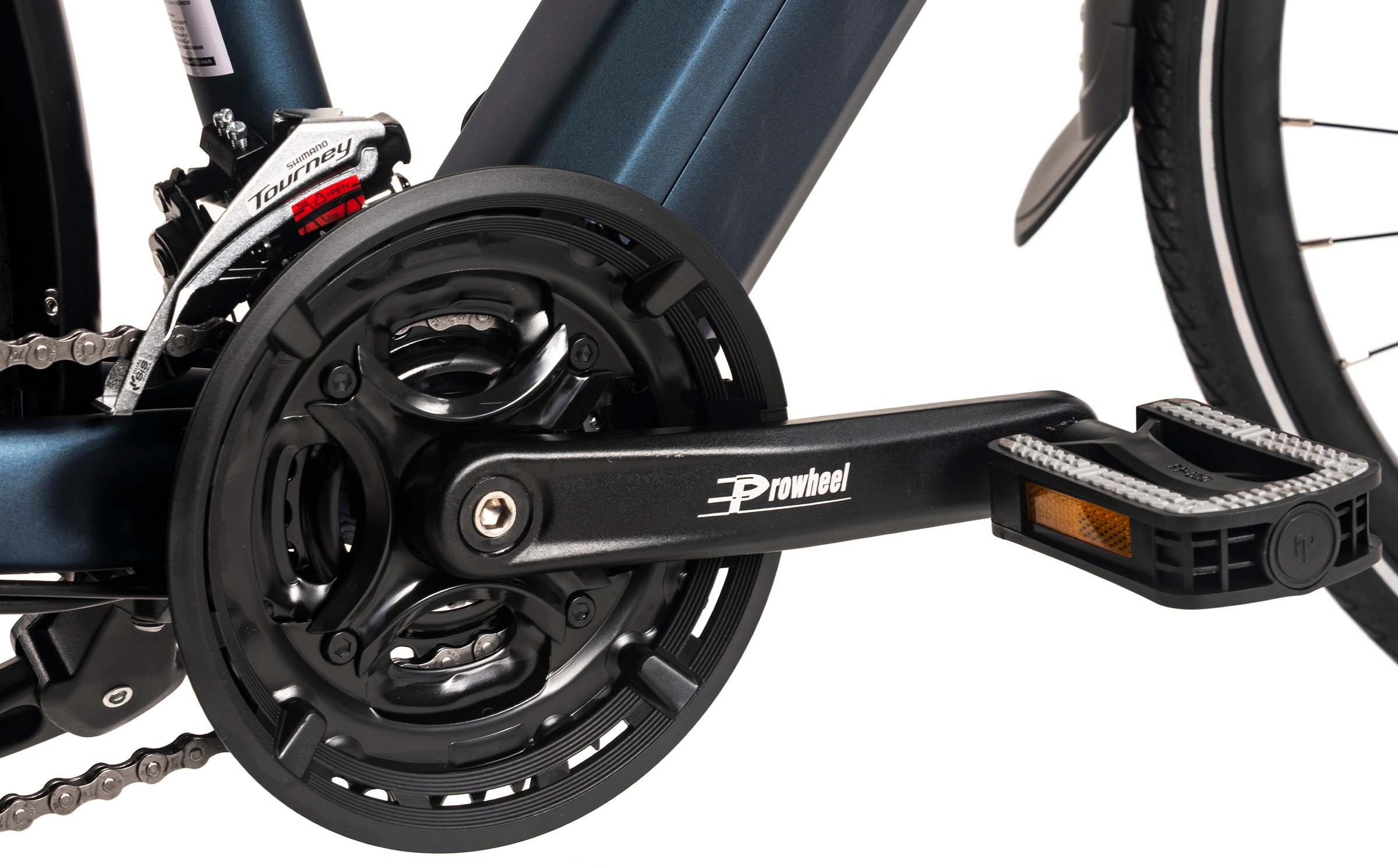 Adore E-Bike »28" Alu Trekking E-Bike ATR-190 Heckmotor 50NM / 15Ah Dunkelblau matt«, 24 Gang, Shimano, Tourney, Heckmotor 250 W