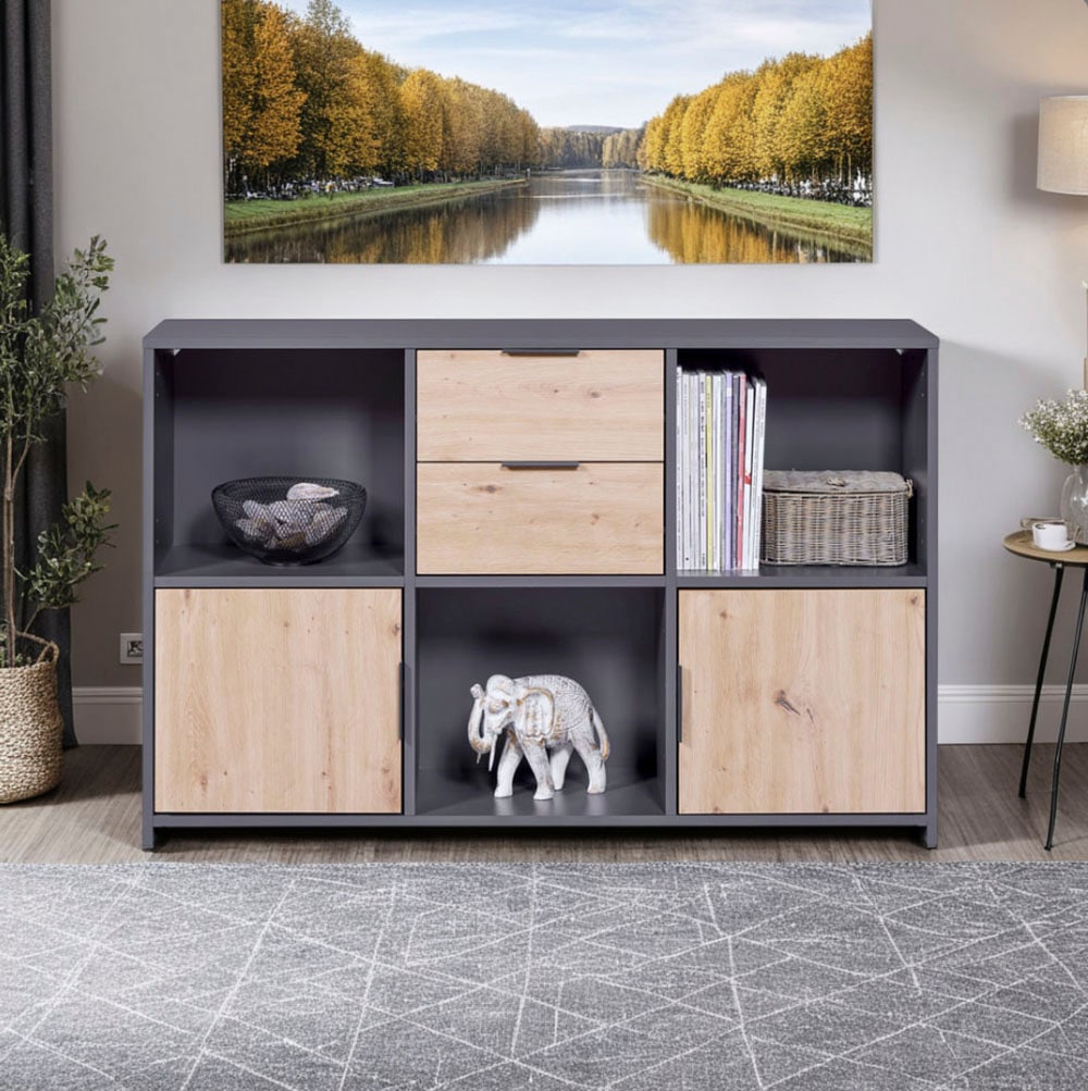 Inter Link Sideboard »Sideboard Pepeto« 1 Stk. tlg. Modular, individuelle Gestaltung, BxTxH: ca. 120 x 30 x 77 cm