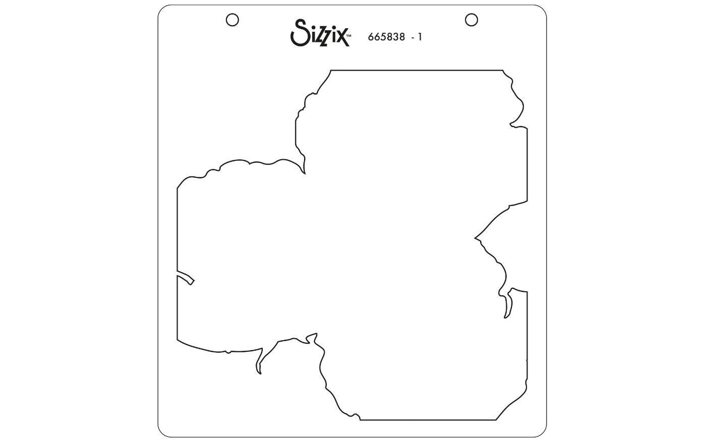 Sizzix Kreativset »Schablone Pfingstrosen 4er-Pack«