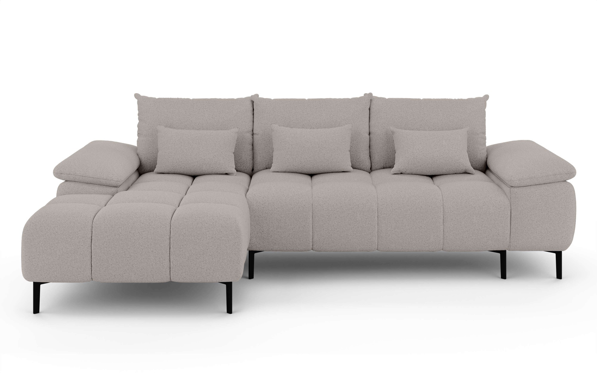 INOSIGN Ecksofa »DROMARA Schlafsofa mit Bettkasten, Maße: B/T/H 277/141/91 günstig online kaufen