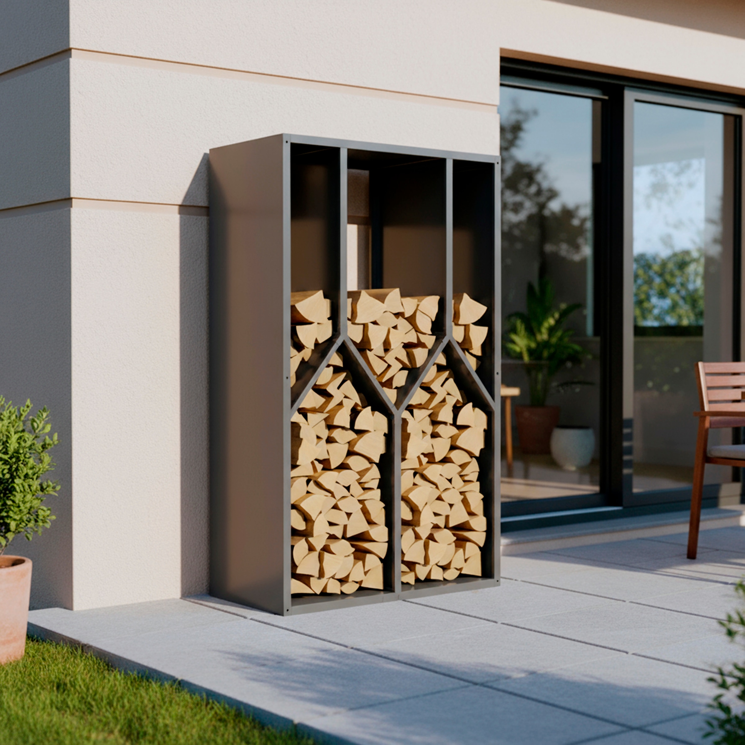 WESTMANN Kaminholzregal »Castra B«