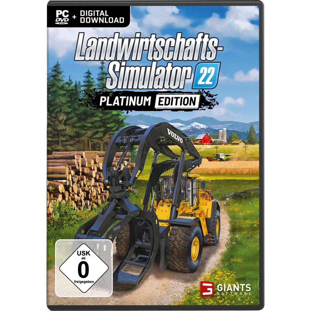 Astragon Spielesoftware »Landwirtschafts-Simulator 22: Platinum-Edition«, PC