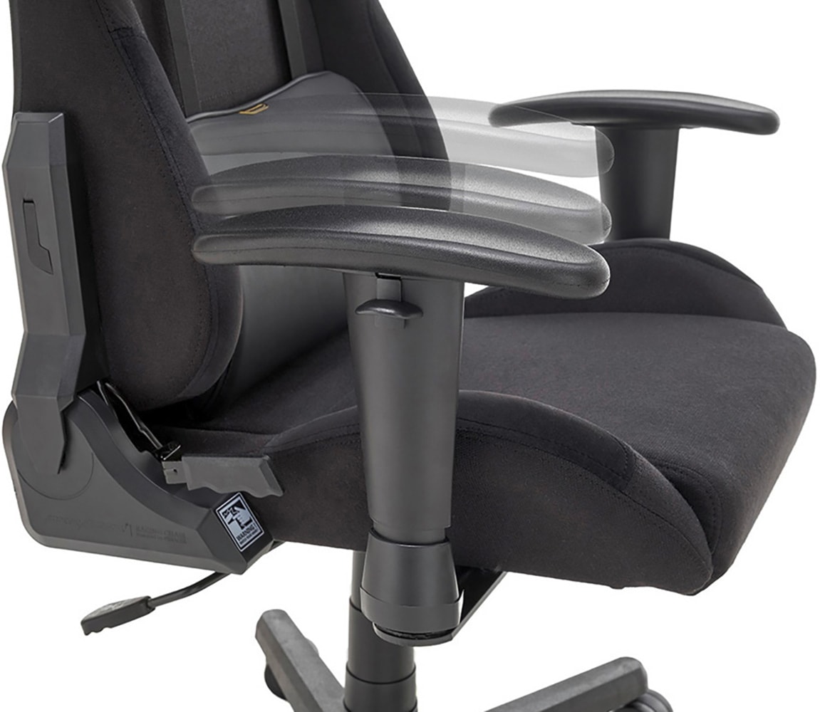 MCA furniture Gaming-Stuhl »DX Racer Formula Gamingchair«, (Set), 1 St., Stoff, Gaming,Racing,Design,Lordose,Kissen,Armlehne,drehbar,verstellbar