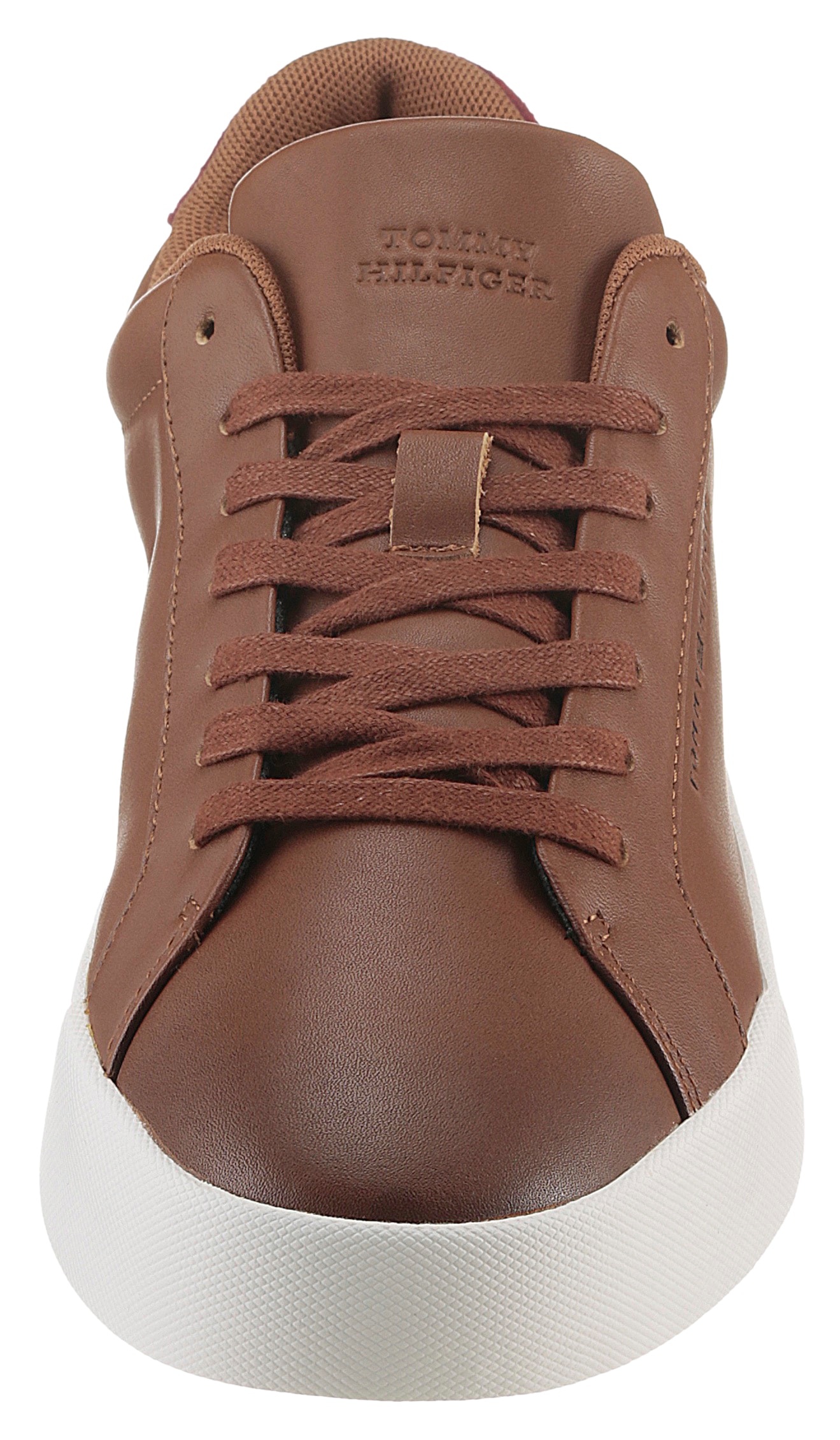 Tommy Hilfiger Plateausneaker »TH COURT SEASONAL WINTER 4A«, Freitzeitschuh, Schnürschuh, Halbschuh mit gepolstertem Schaftrand