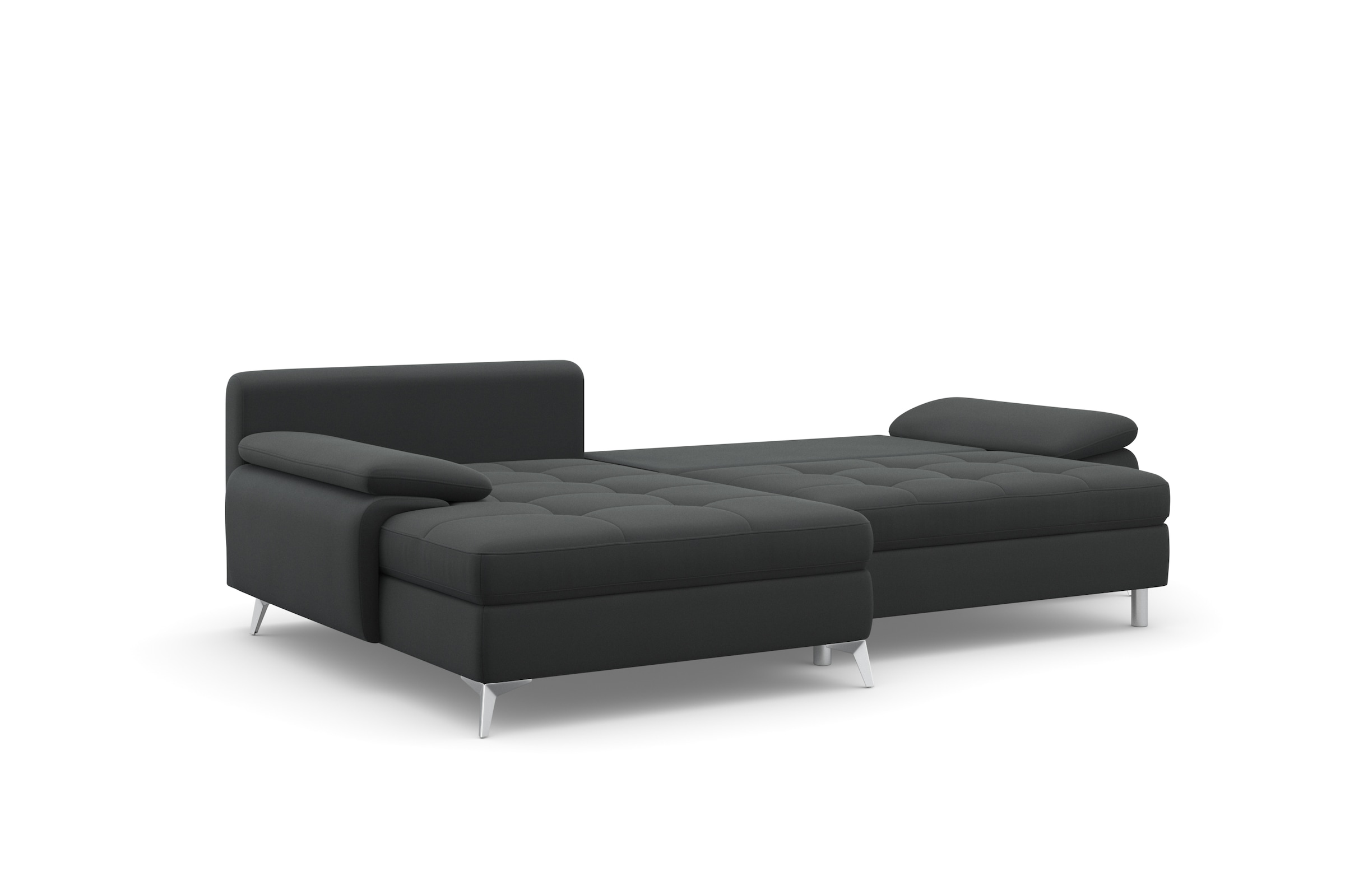 sit&more Ecksofa »Latigo L-Form«, mit Recamiere, wahlweise mit Bettfunktion und Bettkasten