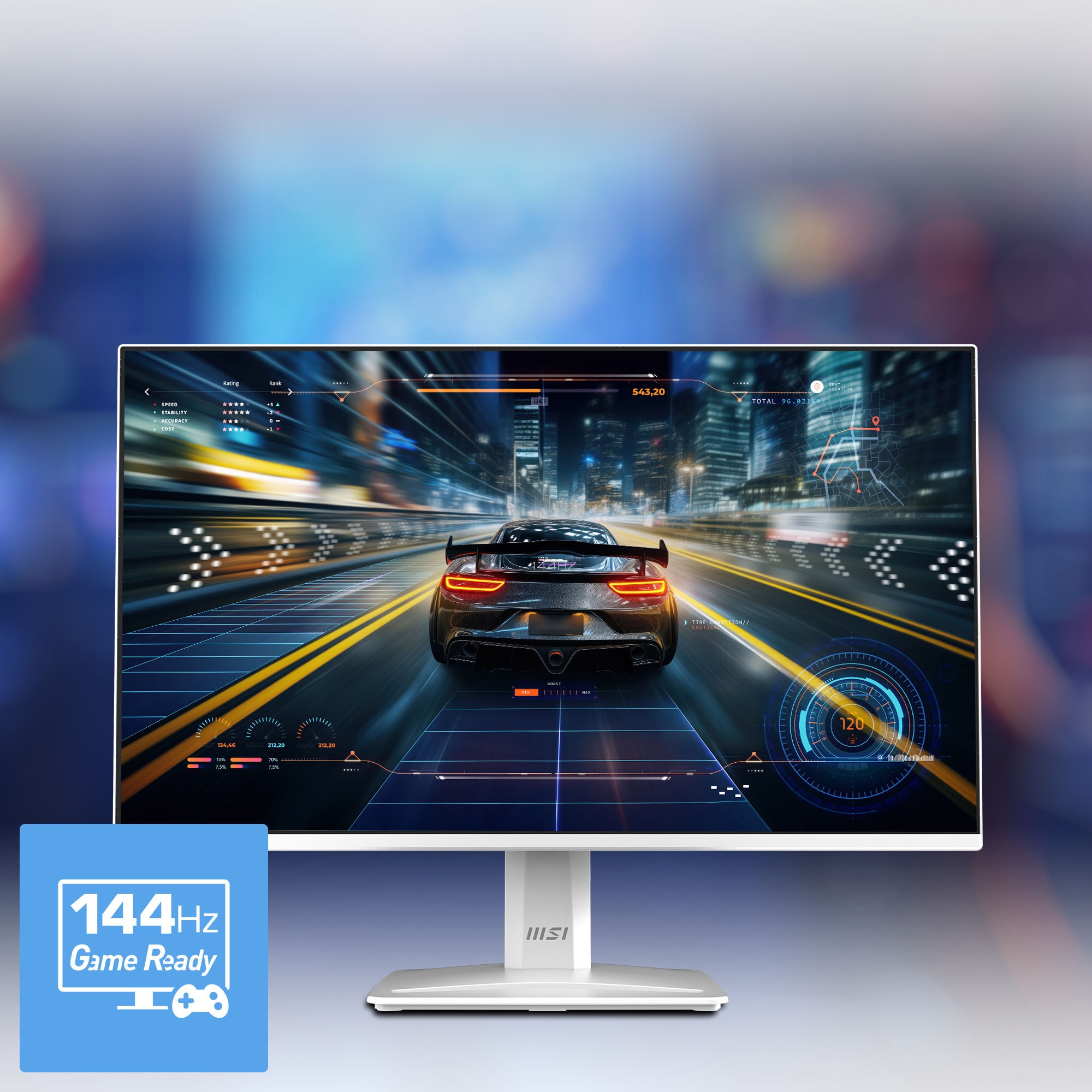 MSI LED-Monitor »PRO MP243W E14« 60,5 cm/24 ″  1920 x 1080 px Full HD 1 Reaktionszeit 144 Hz neigbar, Lautsprecher