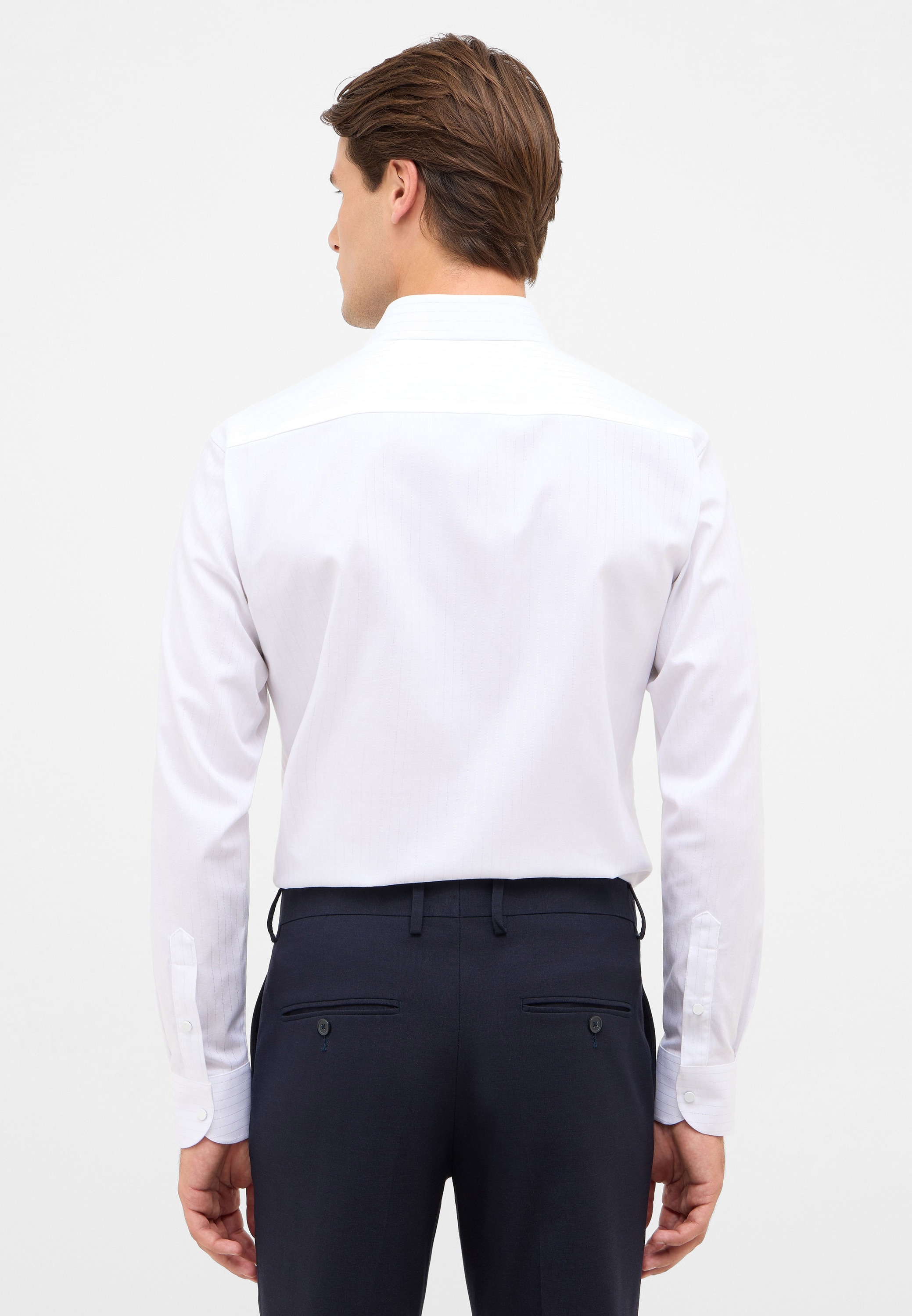 Eterna Langarmhemd »SLIM FIT« EASY IRON (bügelleicht)