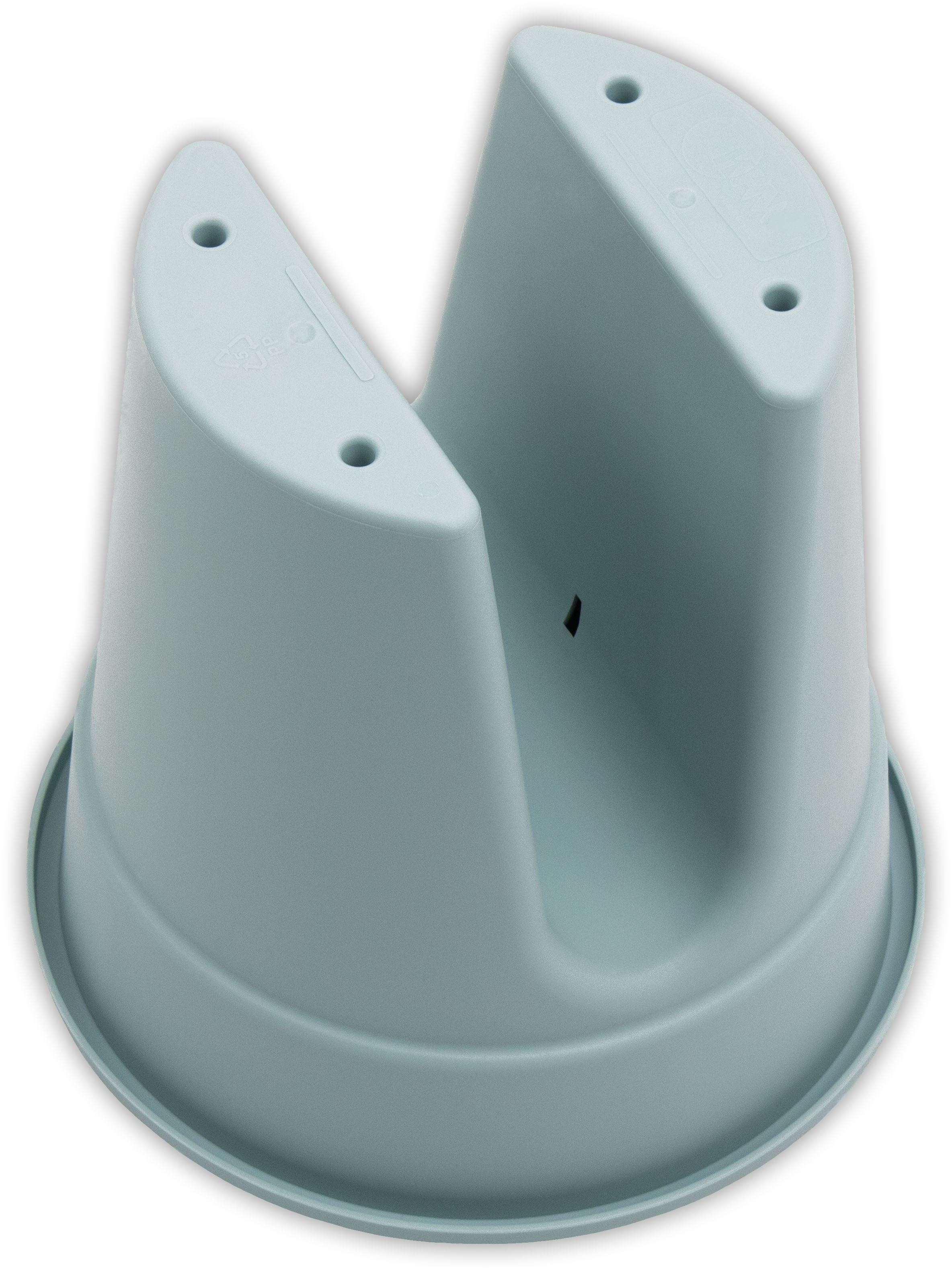 KHW Balkonkasten »Flowerclip«, (Set, 3 St.), ØxH: 27x27,5 cm