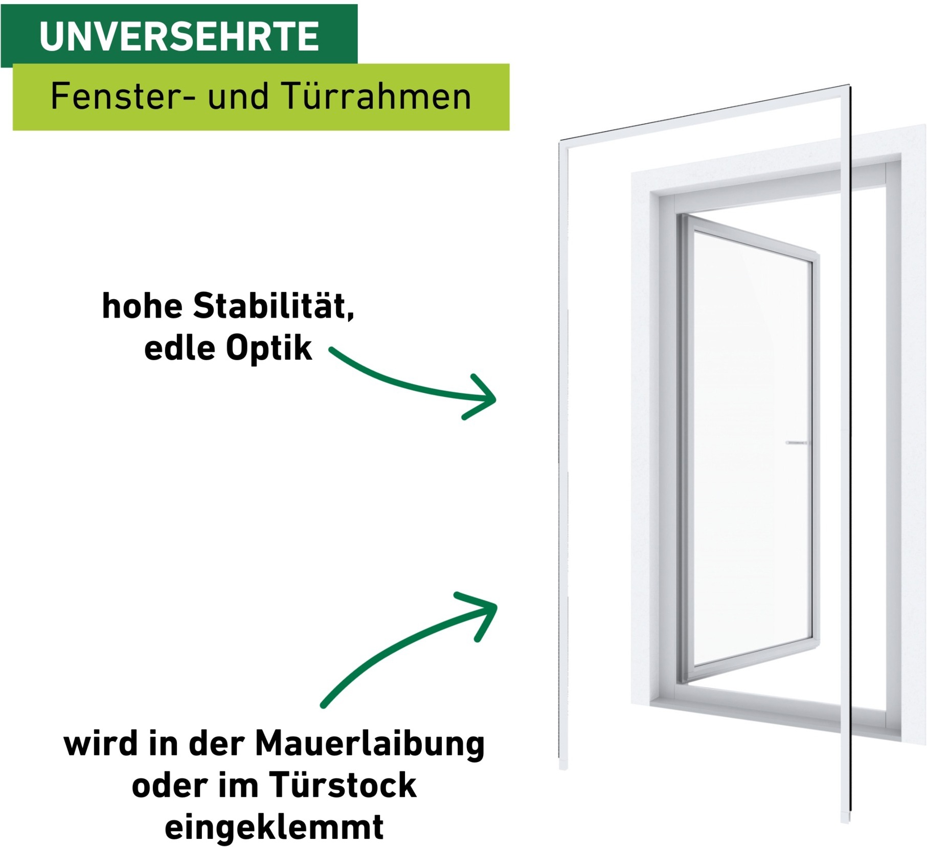 Windhager Insektenschutz-Tür »Expert, Montagerahmen für Fenster und Türen aus hochwertigem Material« Fliegengitter in weiß, anthrazit erhältlich, 125x245cm, ohne bohren