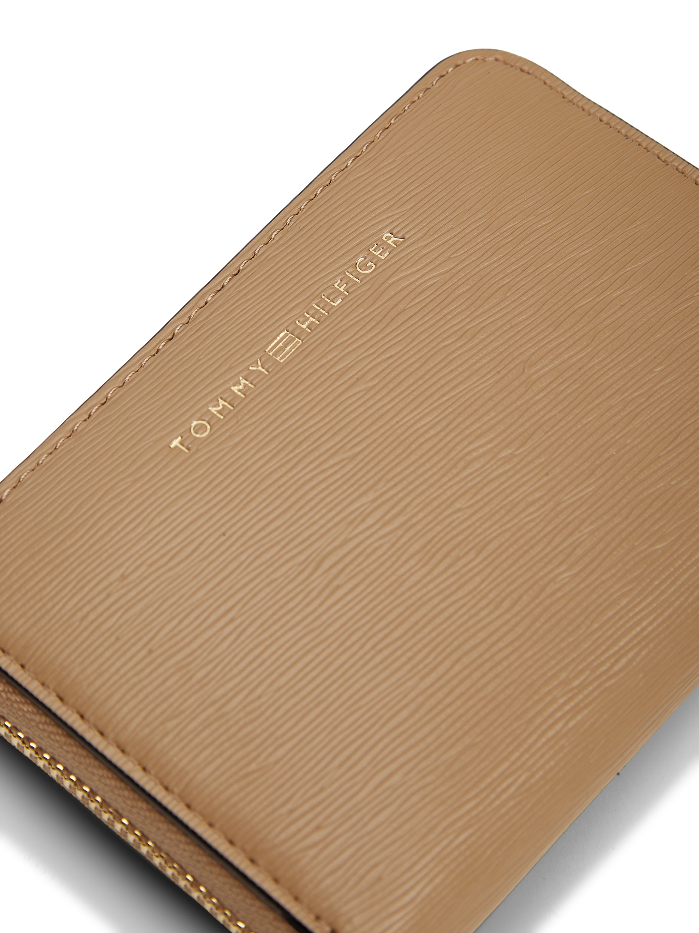 Tommy Hilfiger Geldbörse »TH MODERN COMPACT ZA« Damen Geldbeutel, Portemonnaie mit Logo-Schriftzug