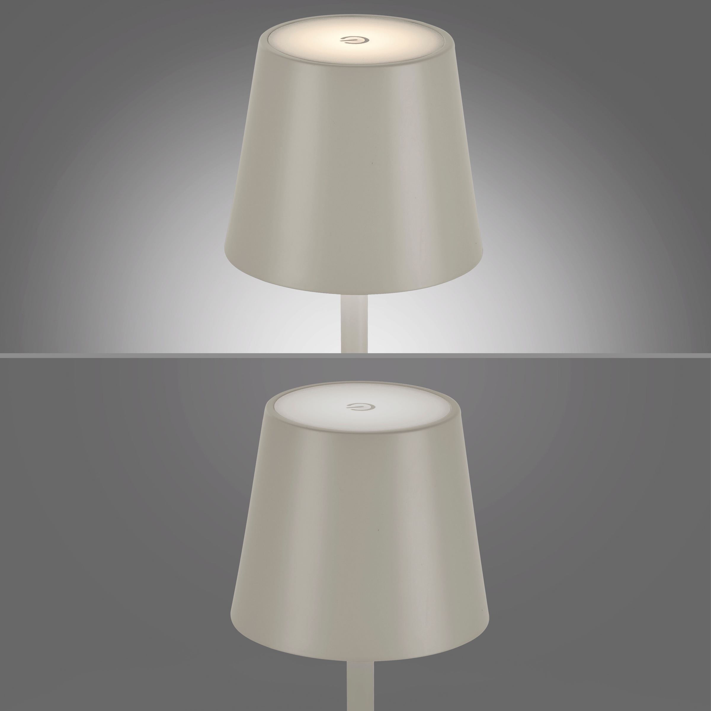 JUST LIGHT LED Tischleuchte »EURIA, 2er Set«, 1 flammig, Leuchtmittel LED-Board | LED fest integriert, LED Akku Tischlampe