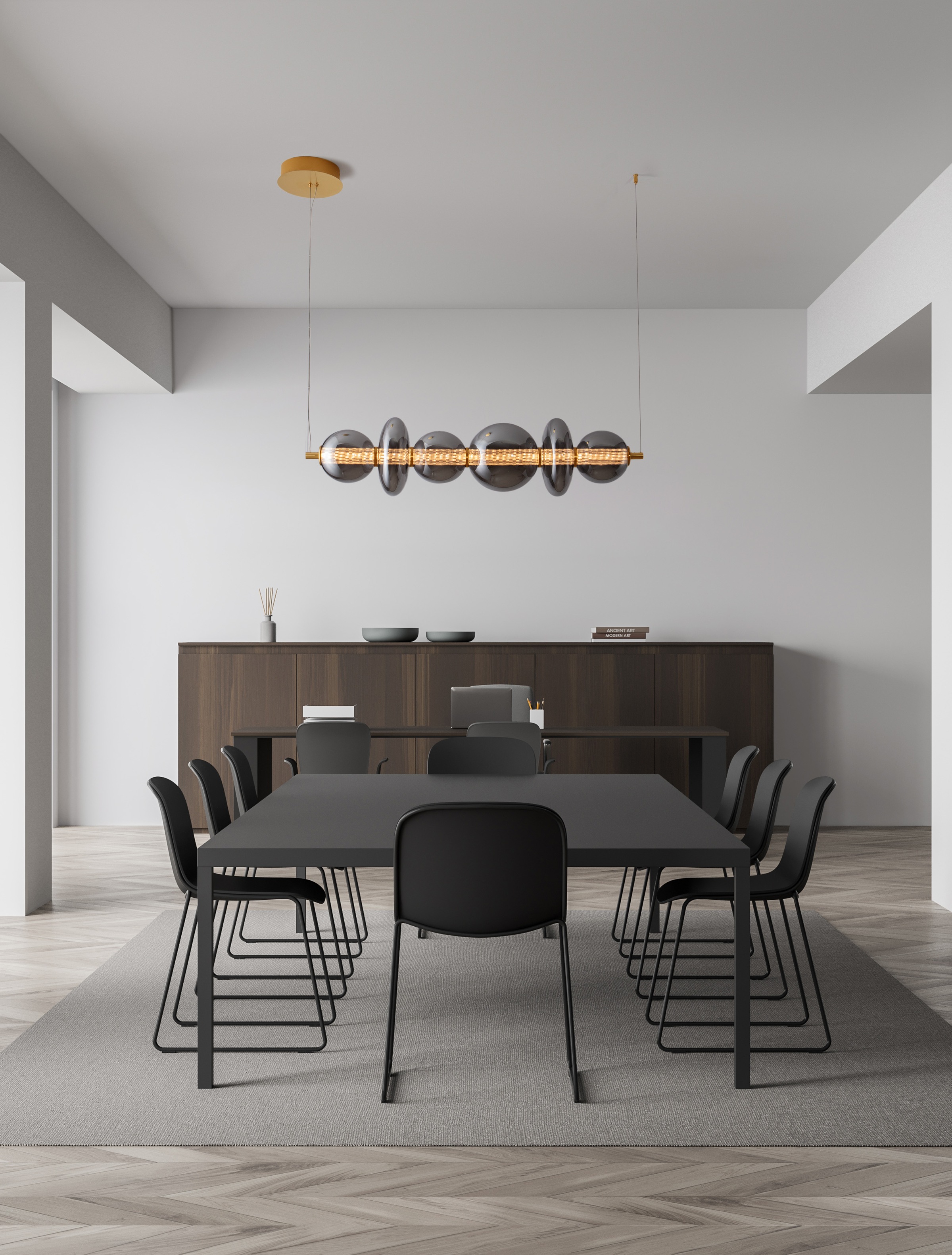 Nova Luce Pendelleuchte »NAVI« LED-Modul 1 Stk. Warmweiß