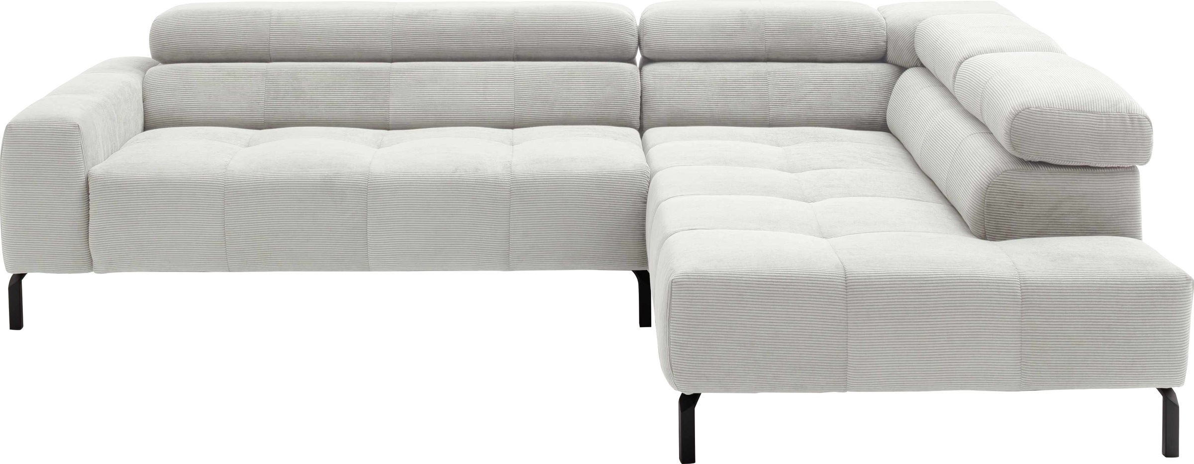 Places of Style Ecksofa »Cleveland, L-Form, incl. Kopfteilverstellung, Brei günstig online kaufen