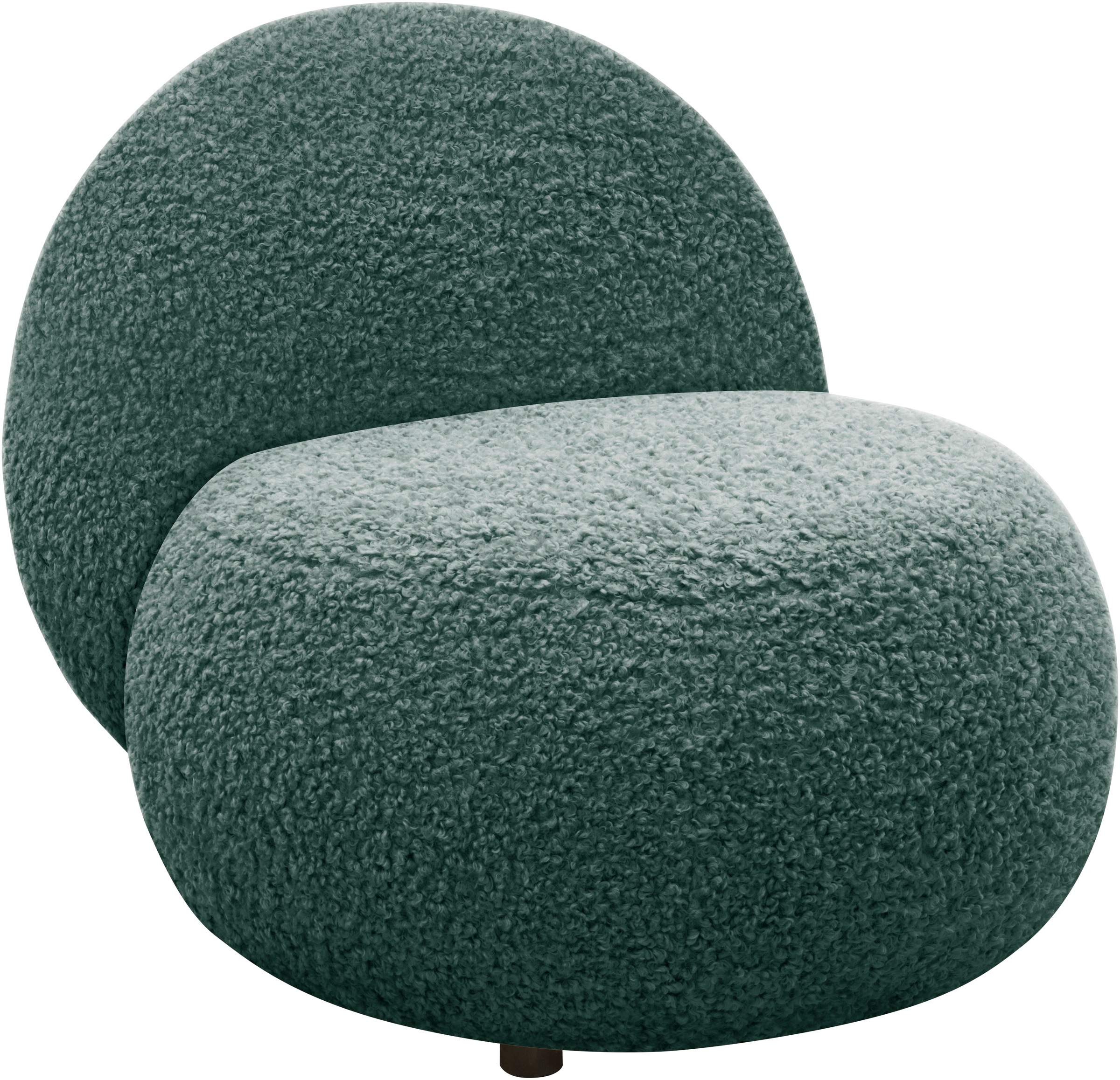 INOSIGN Sessel »Mithras II Cocktailsessel«, Bouclé oder Fellimitat; Lieferzeit nur ca. 2 Wochen