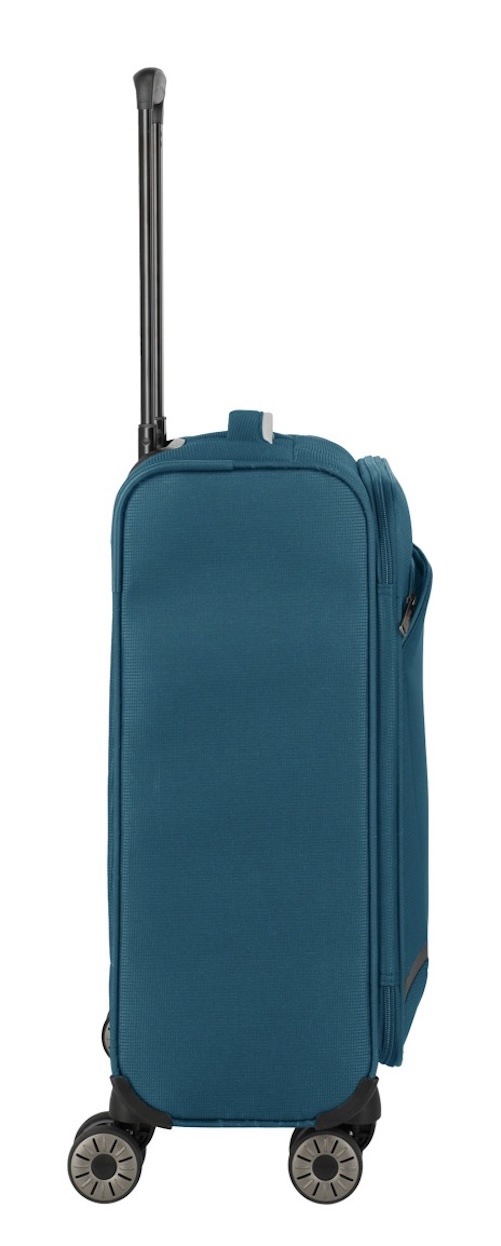 travelite Handgepäck-Trolley »JETPACK Multi Light 4 Cabin, konzipiert für Condor & Ryanair«, 4 Rollen, Weichgepäck-Koffer Handgepäck für die meisten gängigen Airlines