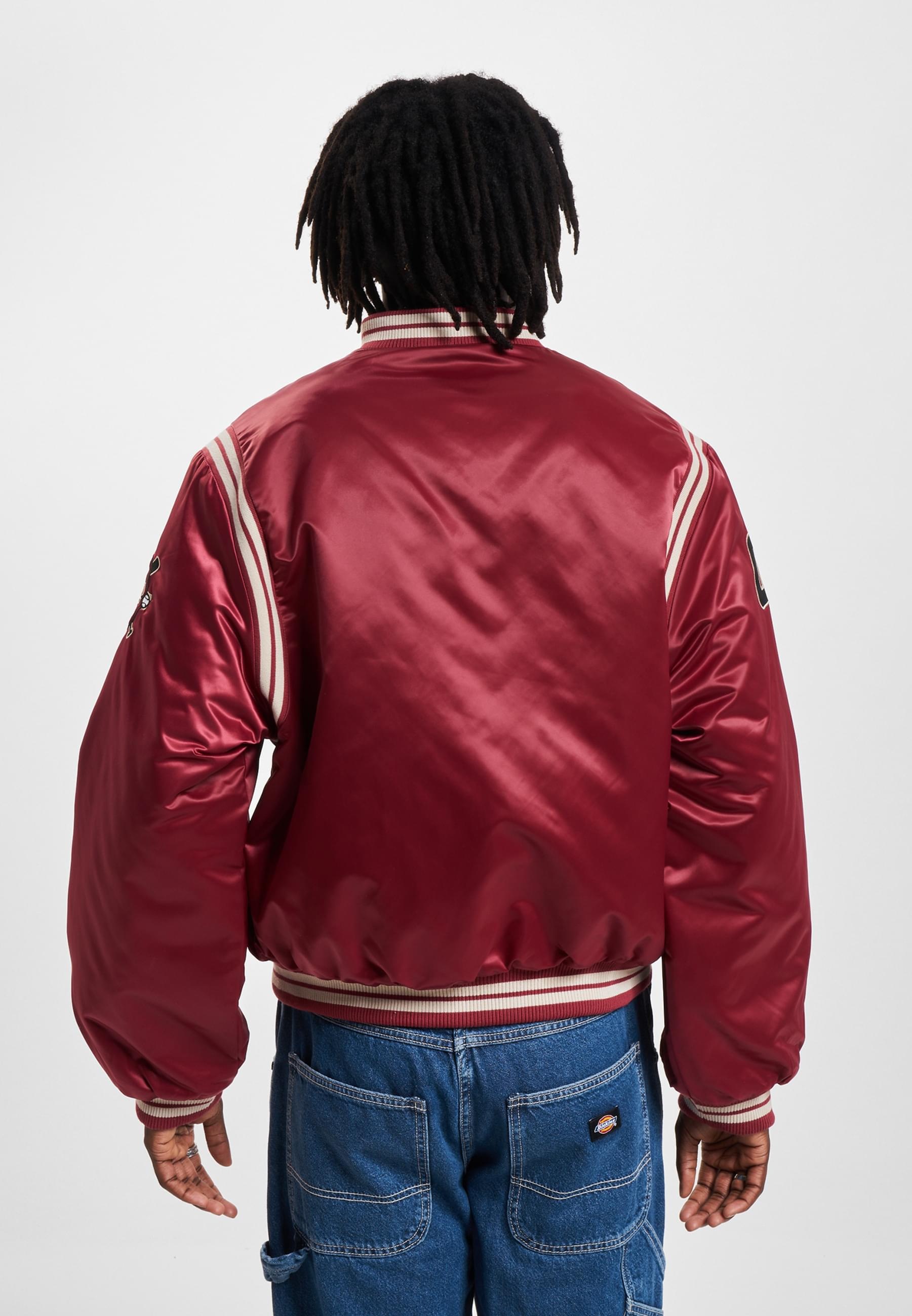 Fubu Bomberjacke »Fubu Herren FM233-001-2 FUBU College Satin Varsity Jacket« 1 Stk. tlg. ohne Kapuze