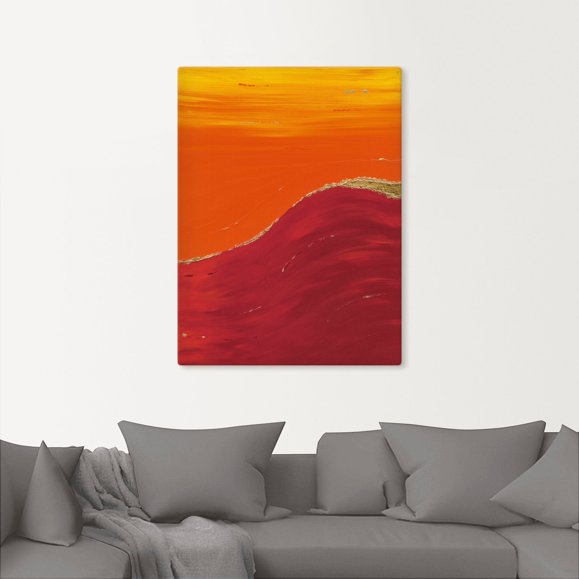 Artland Wandbild »Raum II« Gegenstandslos 1 Stk. tlg. als Leinwandbild, Wan günstig online kaufen