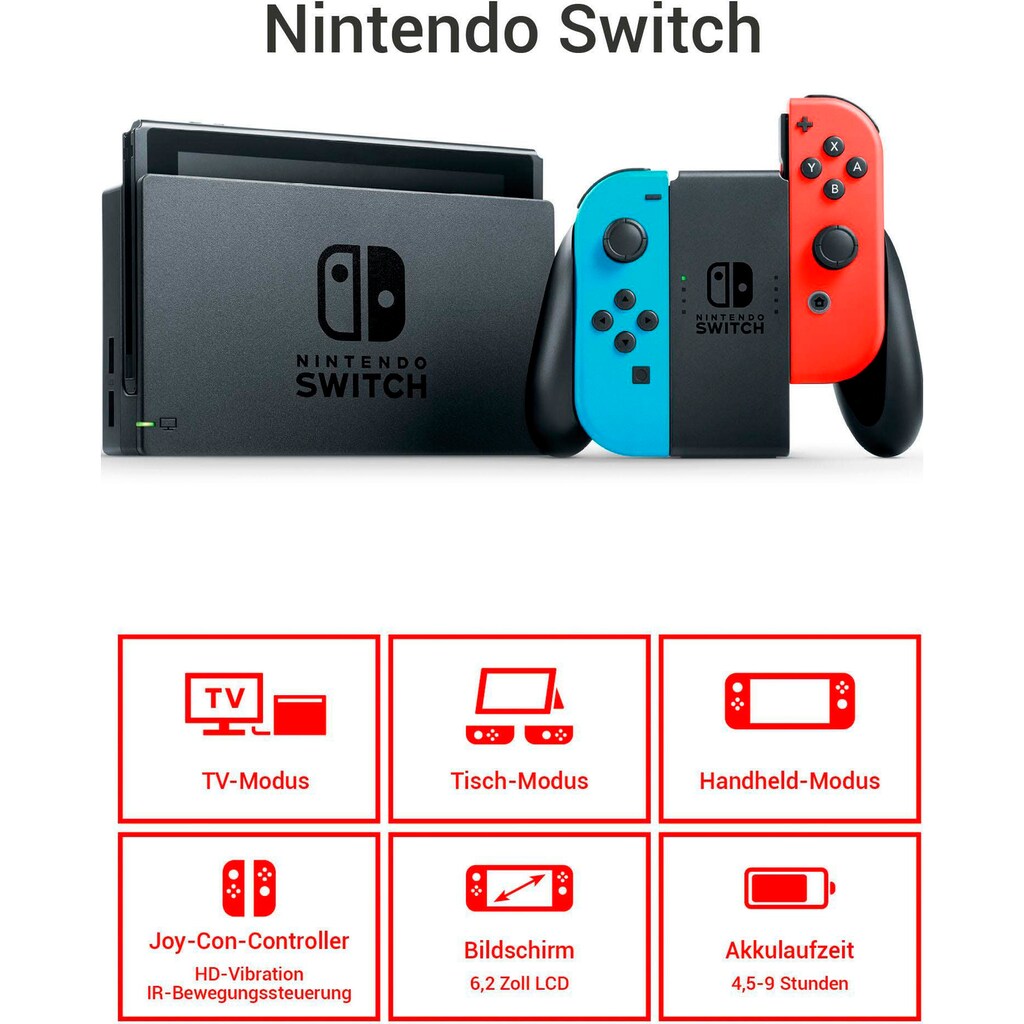 Nintendo Switch Konsolen-Set, inkl. Pro Controller