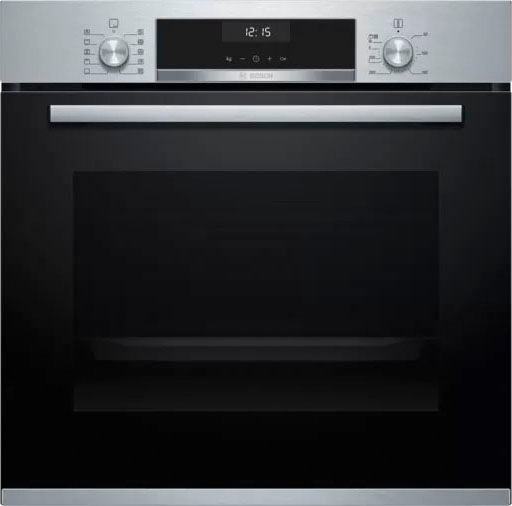 BOSCH Backofen-Set »HBA537BS0« mit Teleskopauszug nachrüstbar ecoClean Direct edelstahlfarben Touch-Control