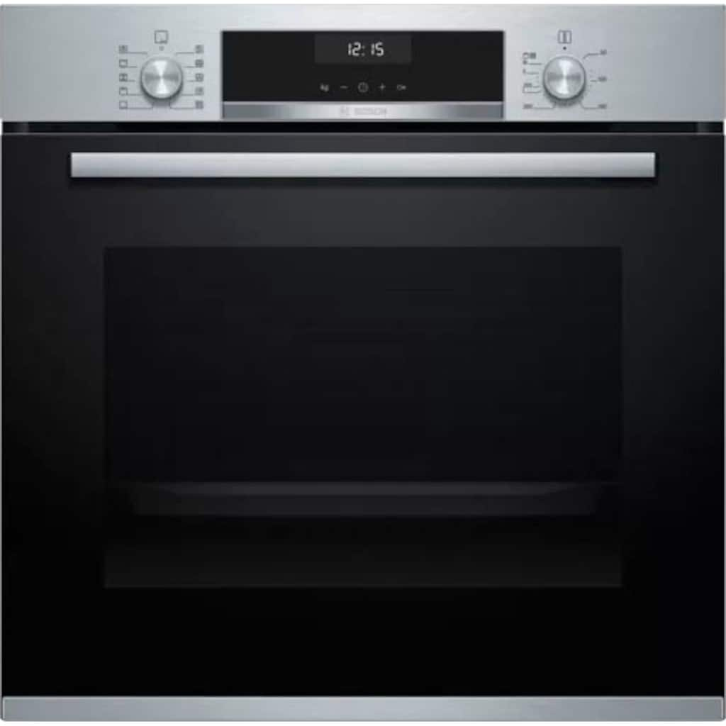 BOSCH Backofen-Set »HBD635CS63«, HBA537BS0, mit Teleskopauszug nachrüstbar, ecoClean Direct