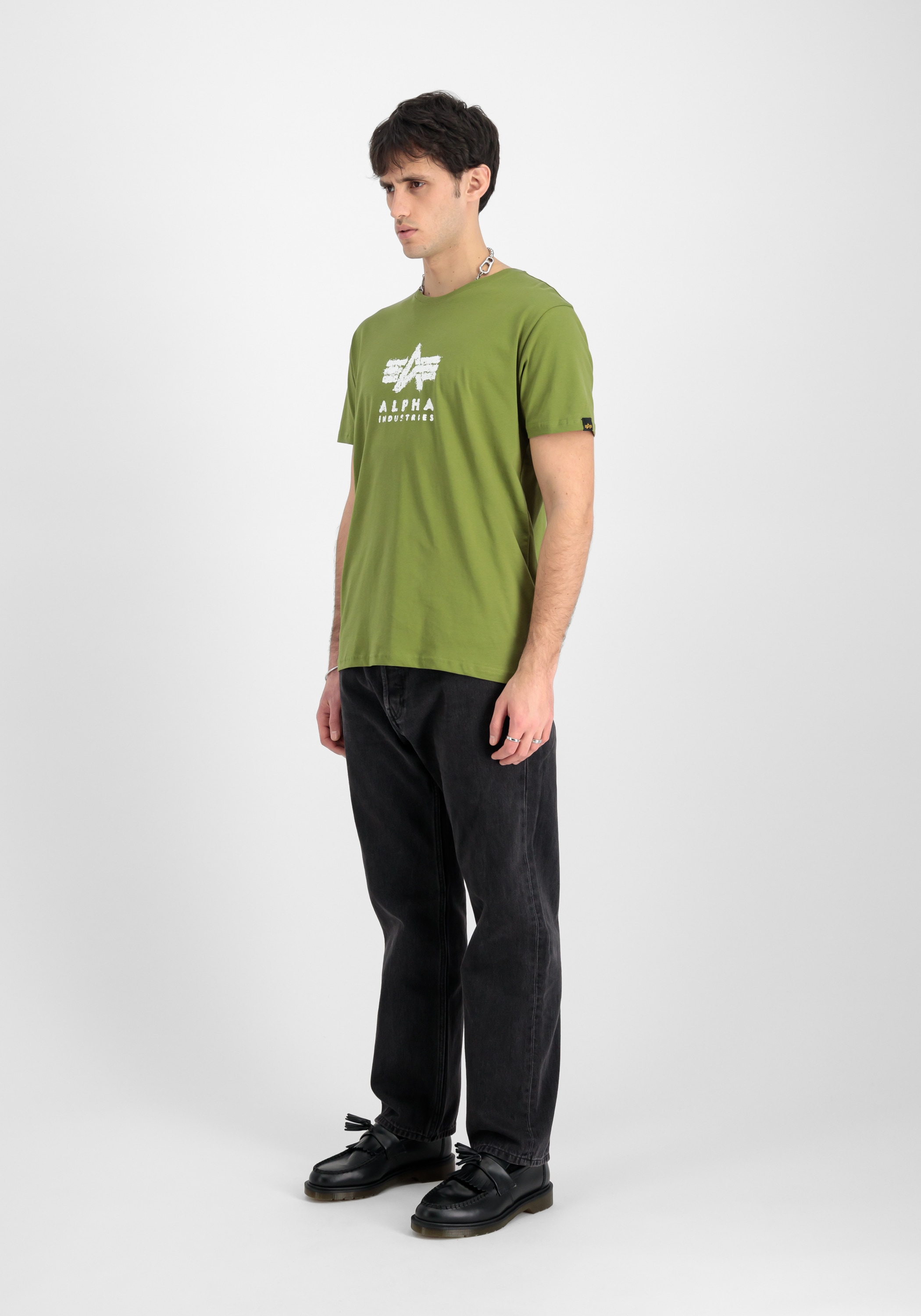 Alpha Industries T-Shirt »Alpha Industries Men - T-Shirts Grunge Logo T-Shirt«