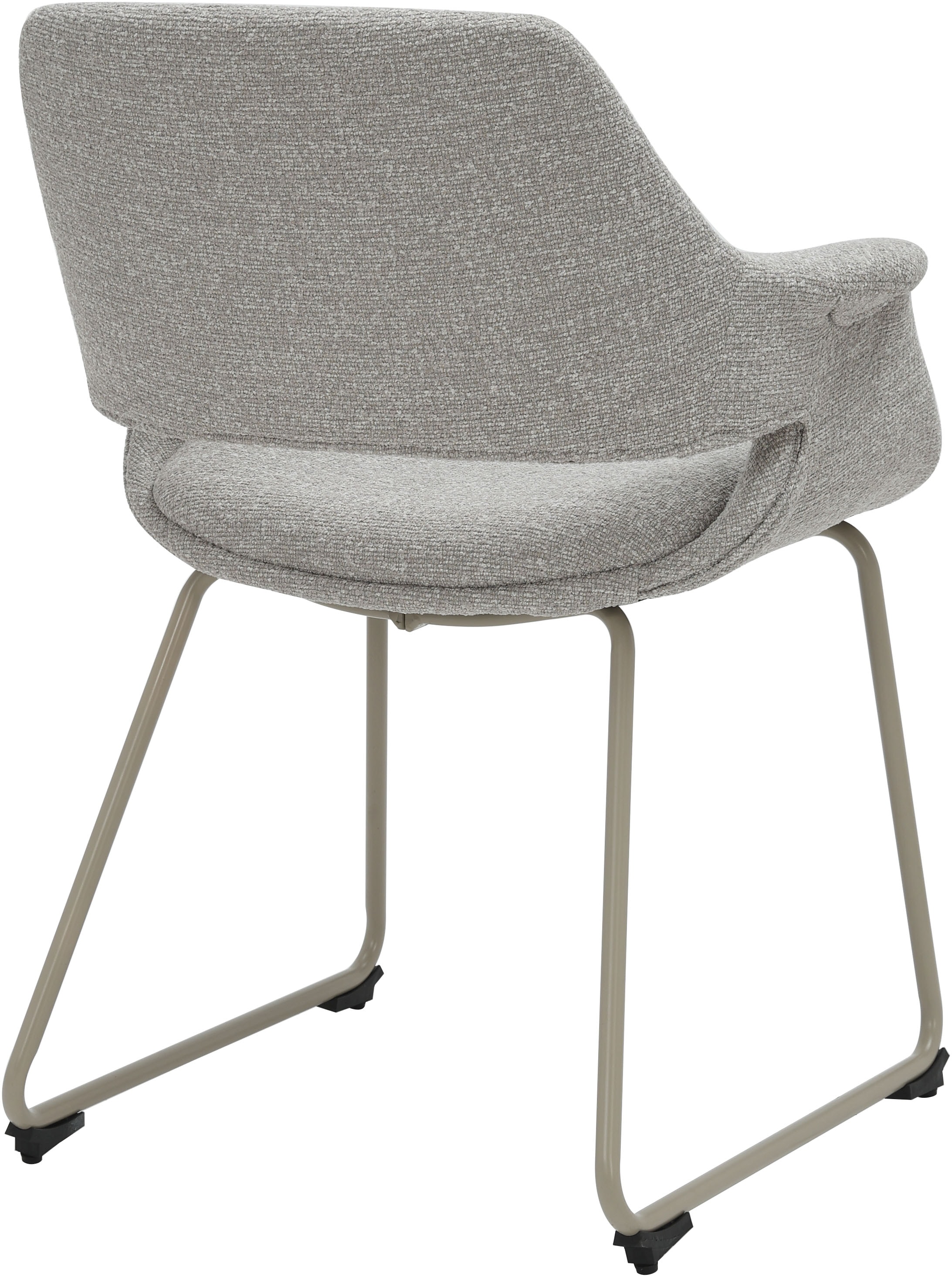 OTTO home Esszimmerstuhl »Genna« (Set) 2 Stk.pflegeleichter Webstoff Bezug, edles Metallgestell, Sitzhöhe 47 cm