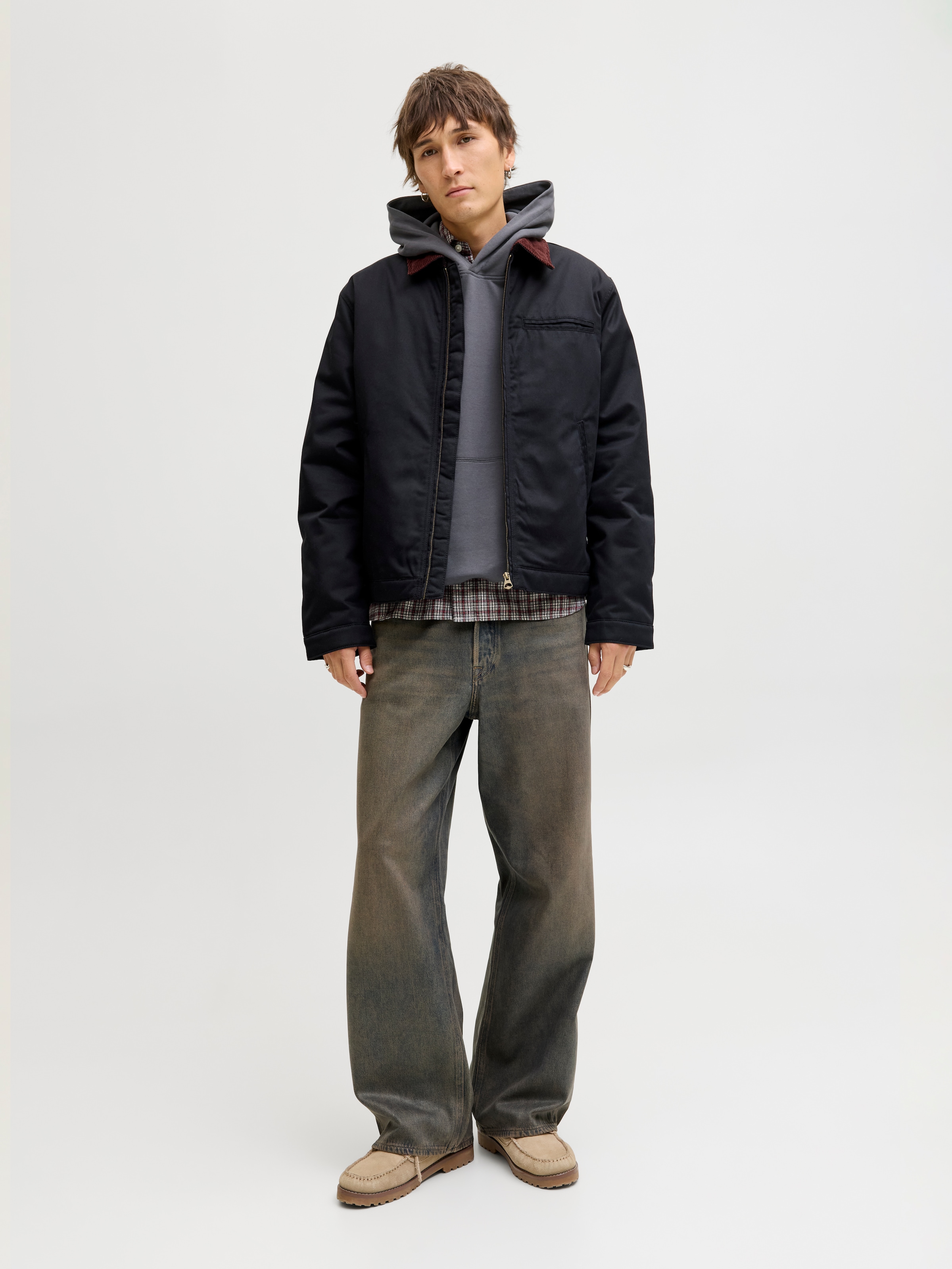 Jack & Jones Kapuzensweatshirt »JORNORREBRO TYPO BACK SWEAT HOOD SN«, mit Print
