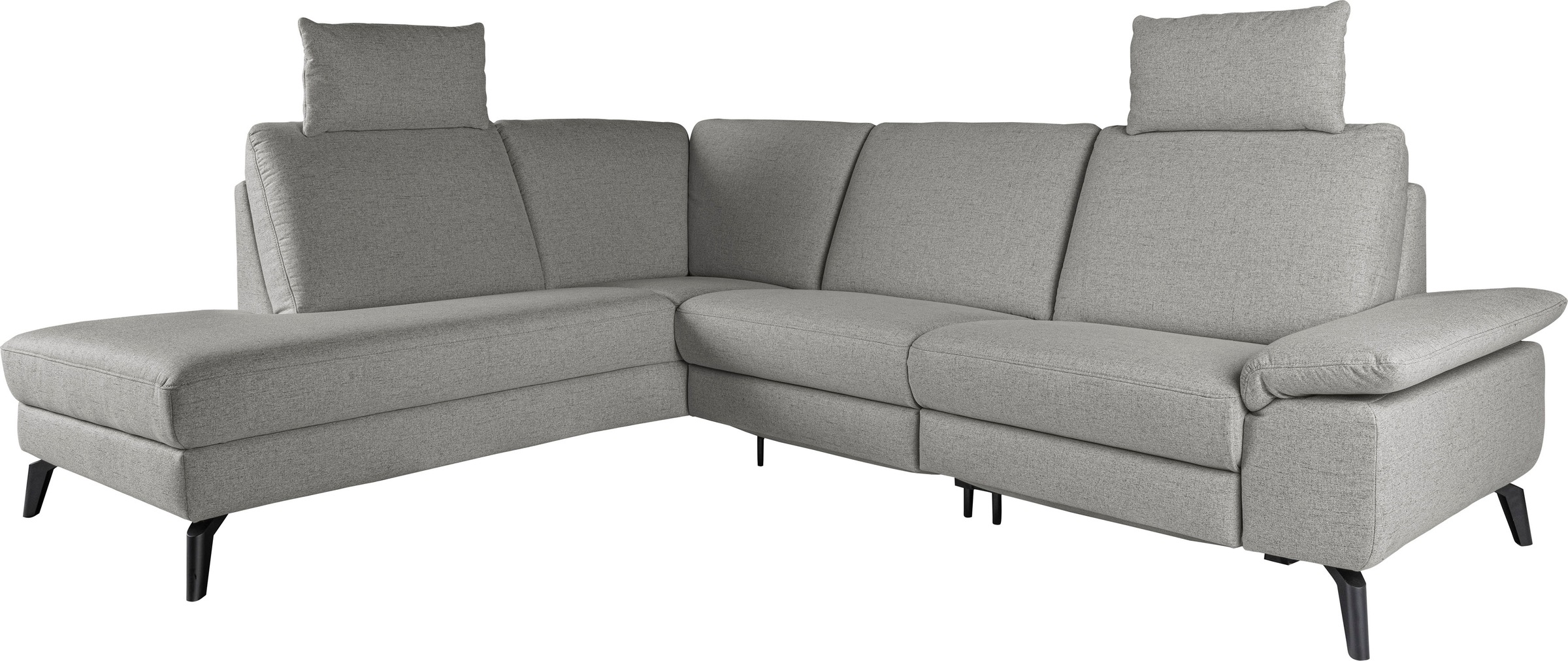 alina Ecksofa, inkl. Kopfstützen, wahlweise mit Relaxfunktion, Breite: 243 cm