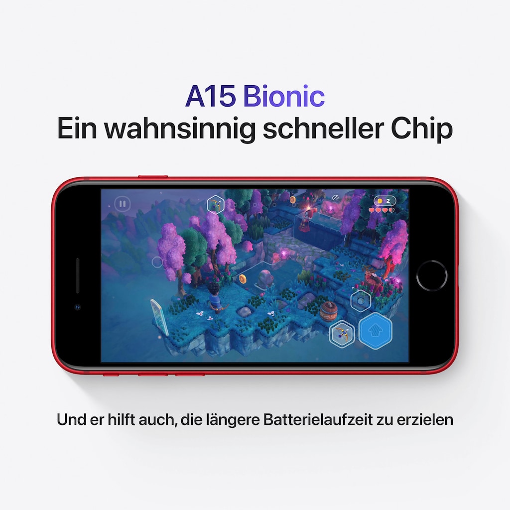 Apple Smartphone »iPhone SE (2022)«, (11,94 cm/4,7 Zoll, 64 GB Speicherplatz, 12 MP Kamera)