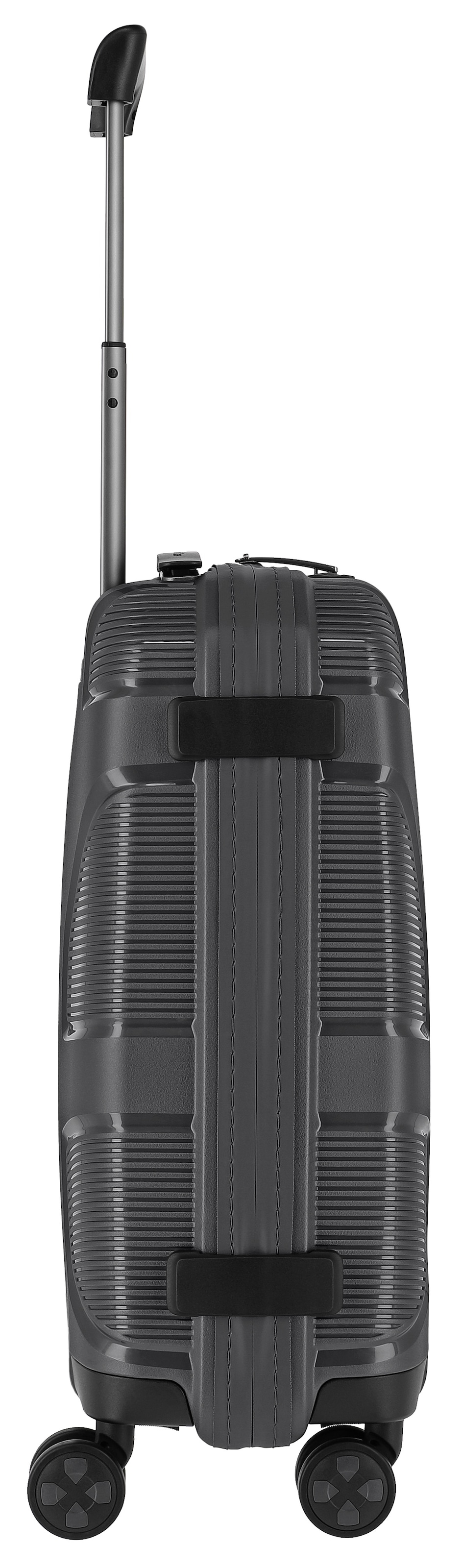 IMPACKT Hartschalen-Trolley »IP1, verschiedene Größen und Farben«, 4 Rollen, Hartschalen-Koffer vegan Koffer Reisegepäck USB-Port TSA Zahlenschloss