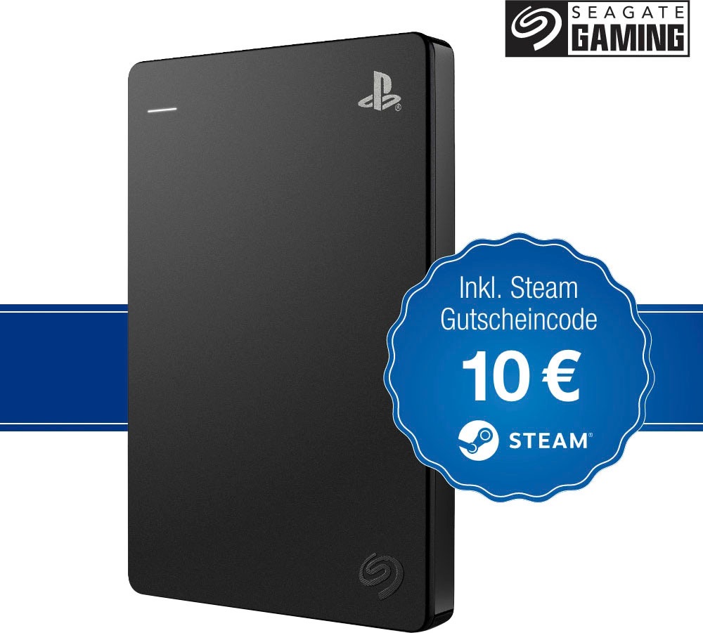 für »Game Anschluss Gutschein«, kaufen 3.0 online Gaming-Festplatte externe 2TB USB PS4 Drive 10€ Seagate + Steam