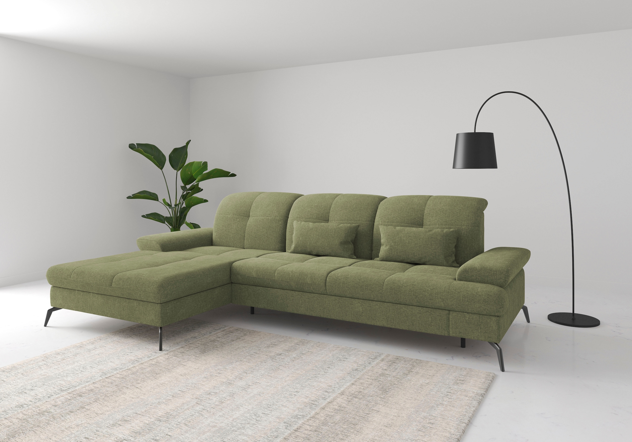 sit&more Ecksofa »Amica, L-Form, inkl. Sitztiefenverstellung & Armteilverst günstig online kaufen