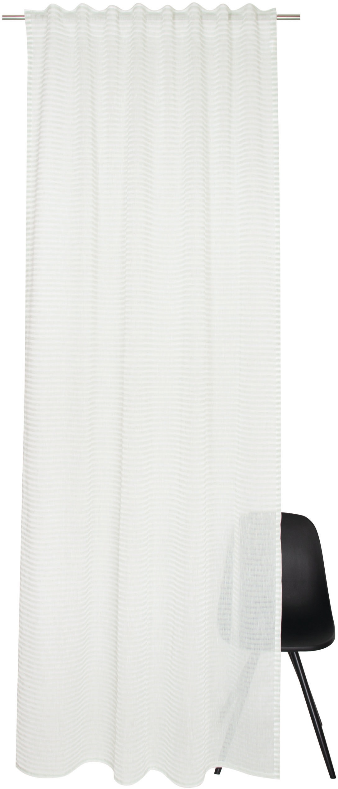 TOM TAILOR HOME Vorhang »Natural Stripe«, (1 St.), transparent günstig online kaufen