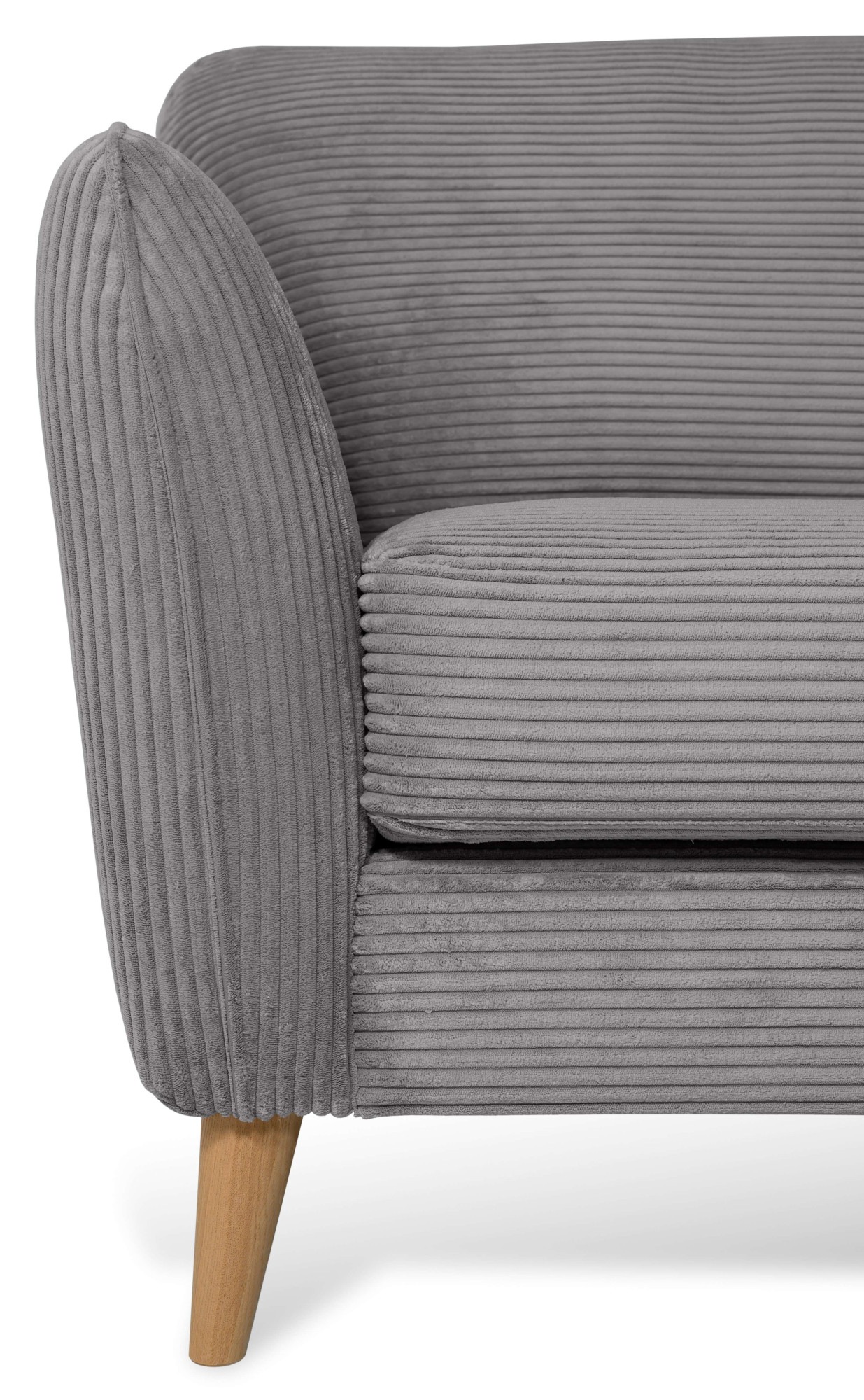 Home affaire Ecksofa »MARSEILLE 278/202 cm, L-Form, Ottom. rechts/links«, Massivholzbeine Eiche, Landhausstil, Wellenunterfederung