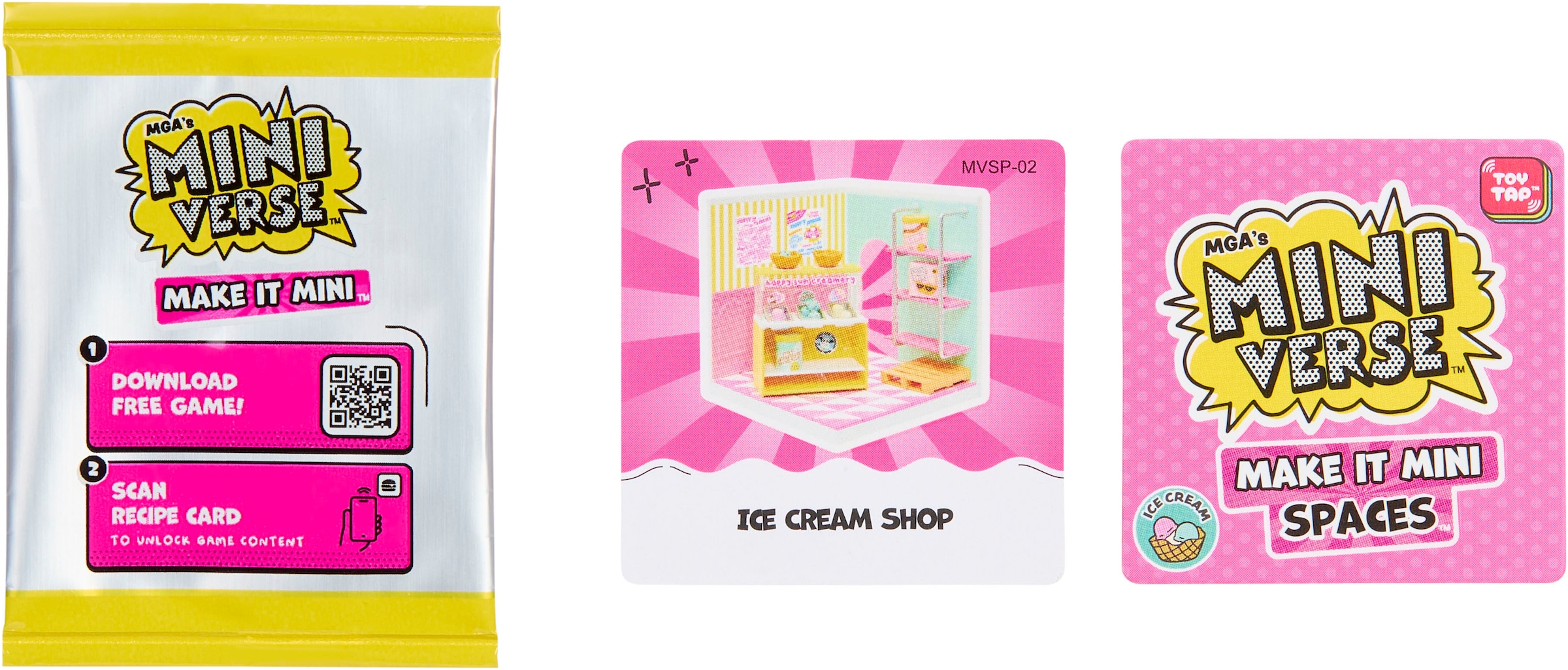 MGA ENTERTAINMENT Kreativset »MGA's Miniverse - Spaces Starter Pack- Ice Cream«