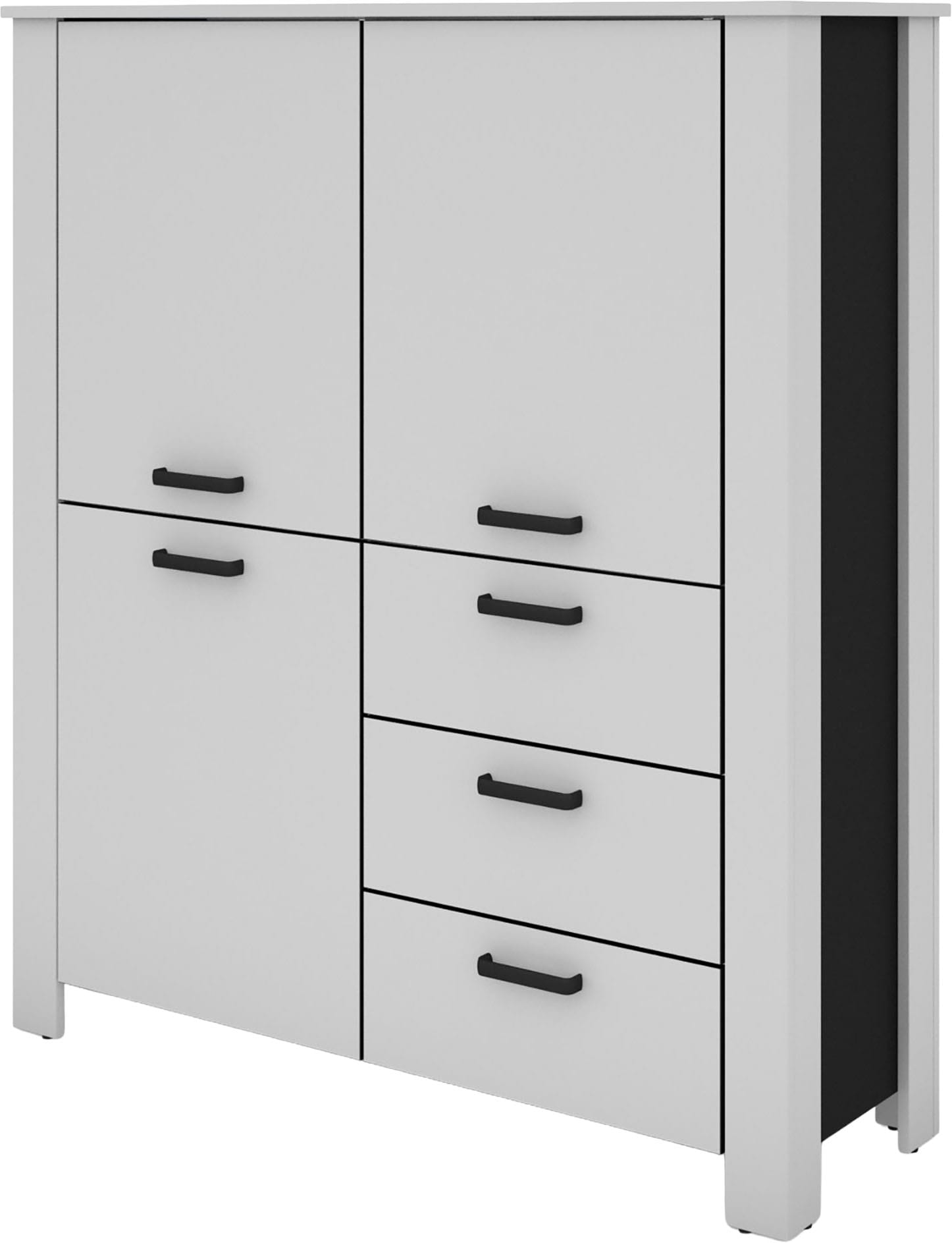 byLIVING Vitrine »Highboard Faro« 1 Stk. tlg. 3 Türen und 3 Schubkästen für maximale Ordnung, verschiedene Farben.
