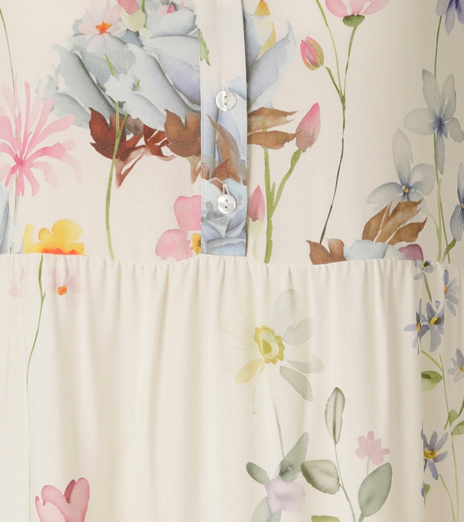 Aniston CASUAL Tunikakleid mit malerischen Blumen bedruckt