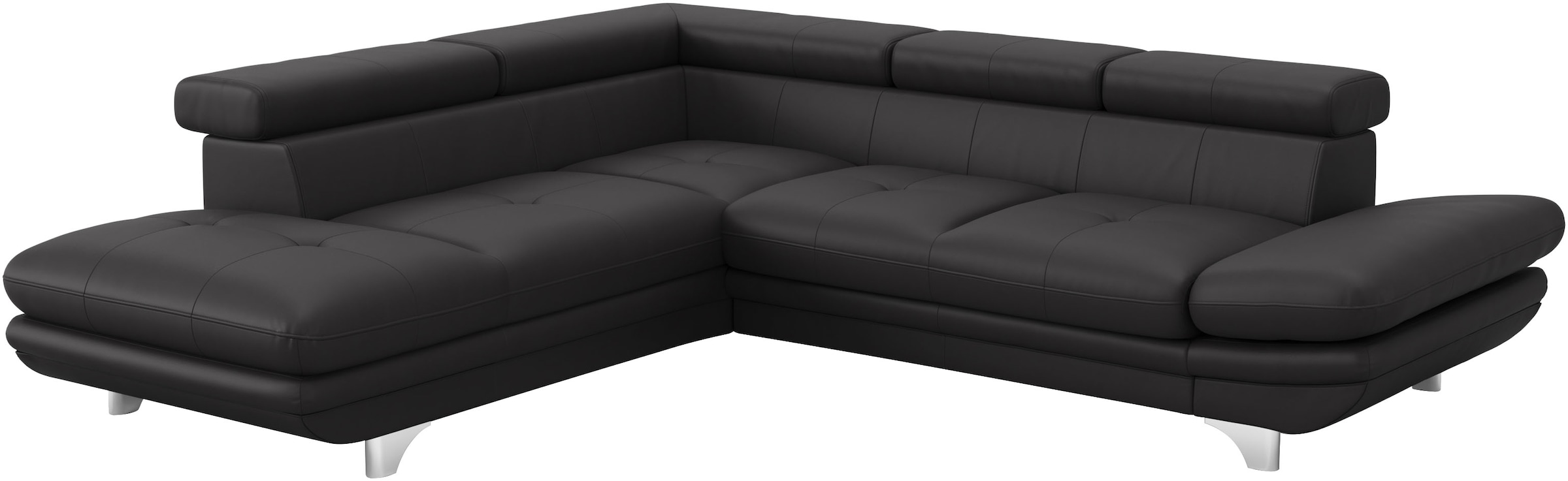 COTTA Ecksofa »Enterprise L-Form«, mit Arm- & Kopfteilverstellung, wahlweise mit Bettfunktion