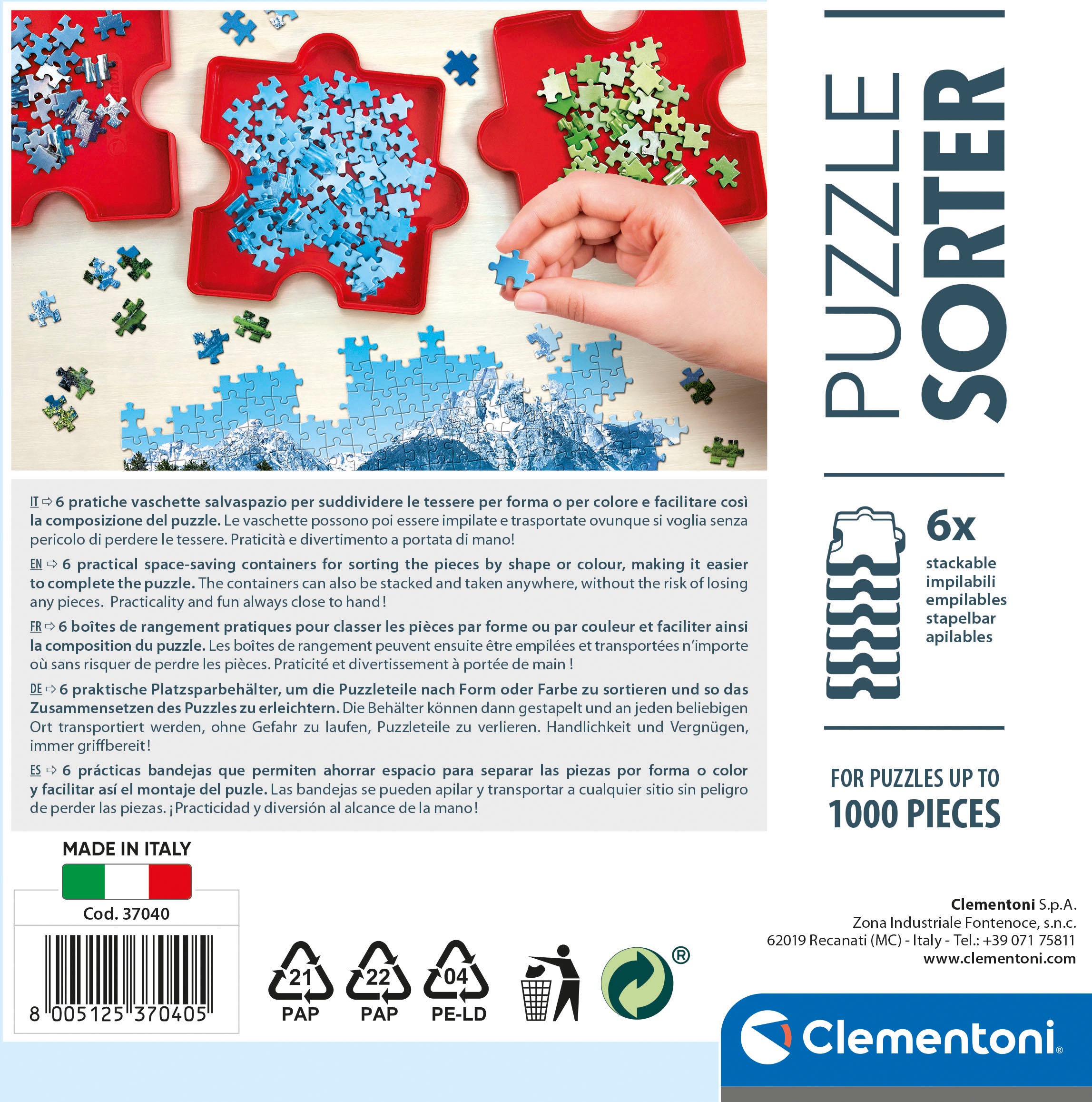 Clementoni® Puzzle »Sortierer« Made in Europe